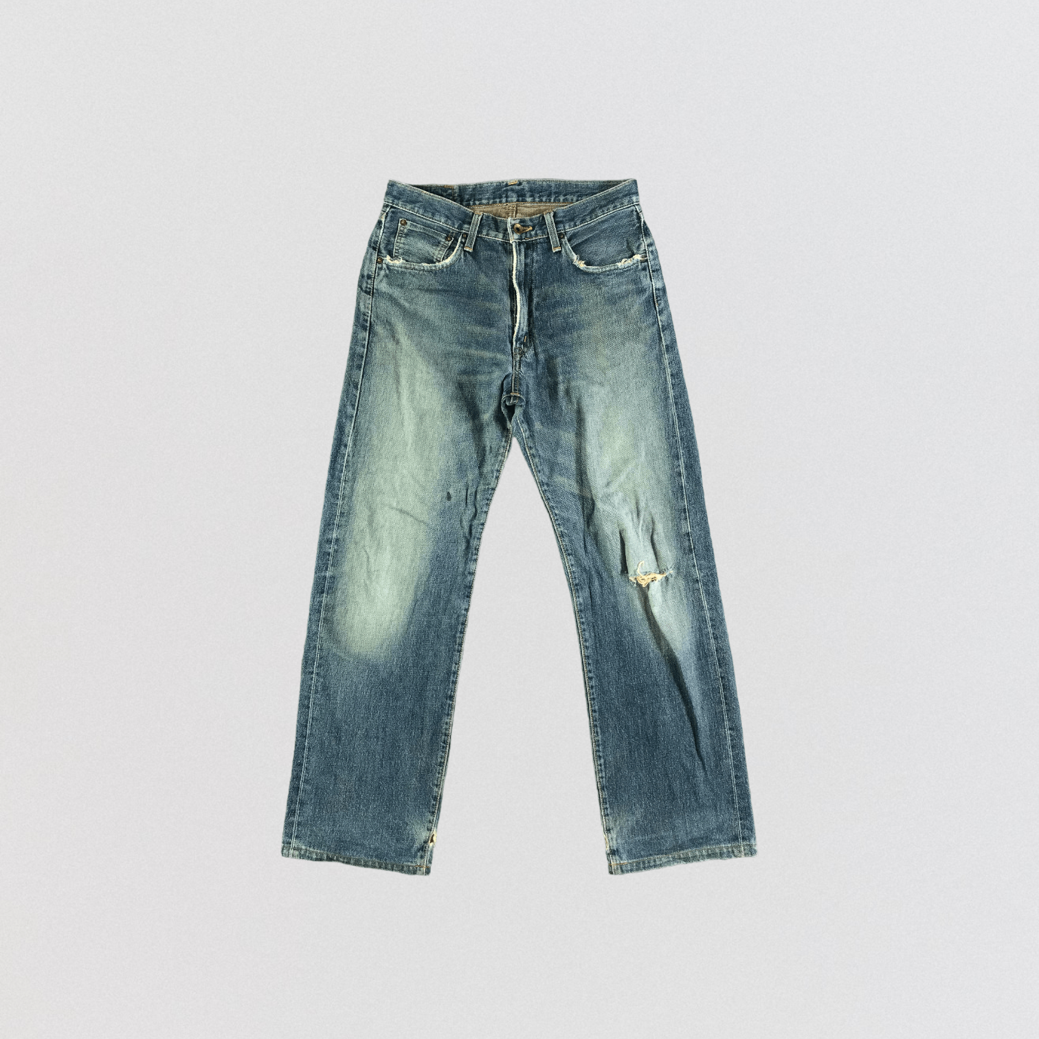 Edwin Vintage Blue Wash Edwin 505 Selvedge Jeans-JM3610 Size US 32 / EU 48 - 1 Thumbnail