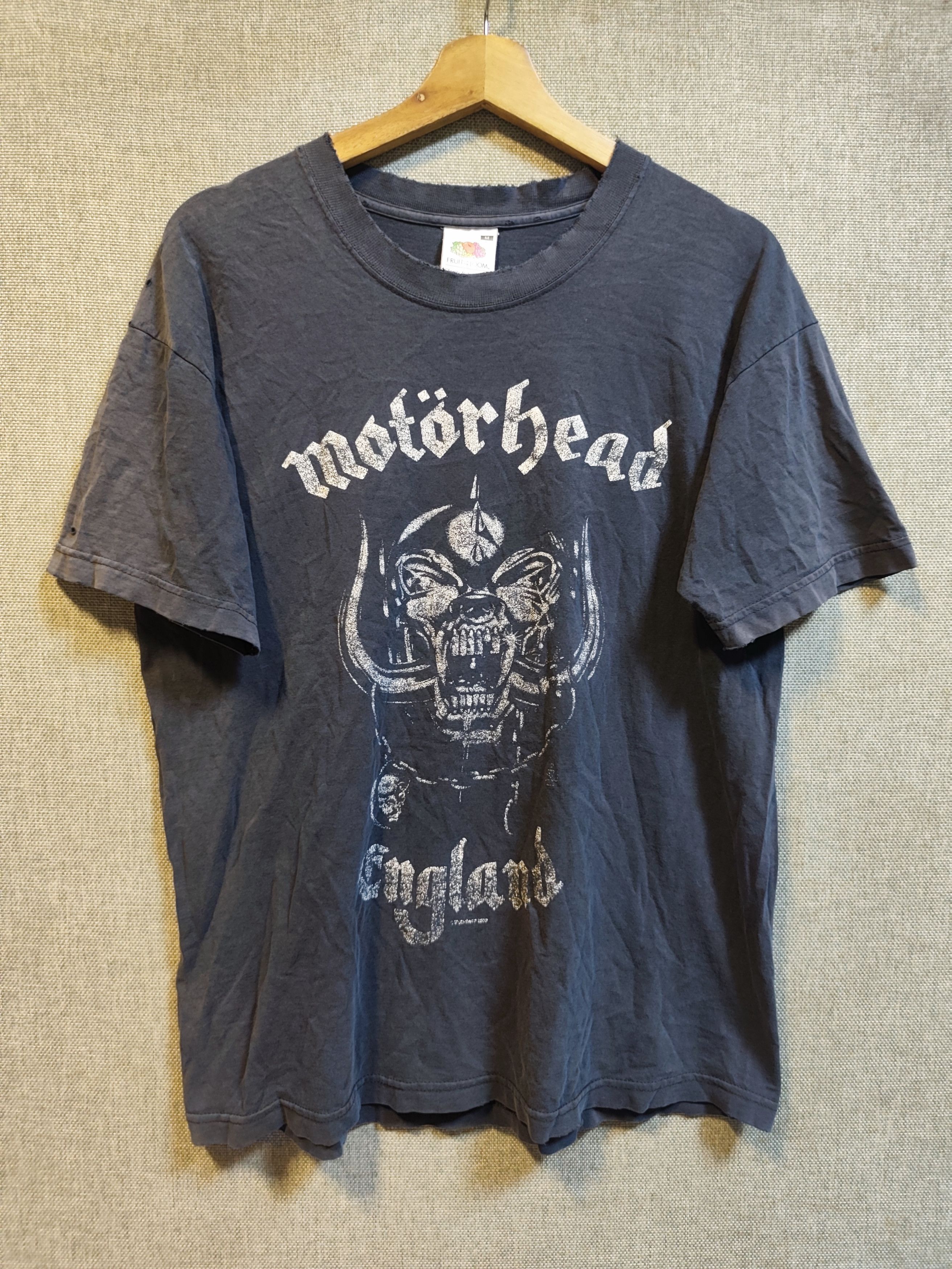 Band Tees Vintage motorhead england distressed tee Size US M / EU 48-50 / 2 - 1 Thumbnail