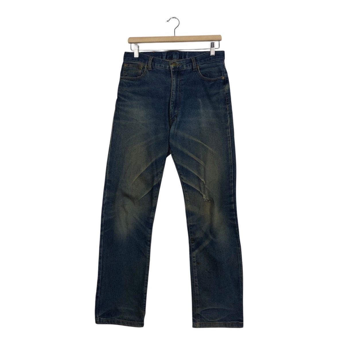Japanese Brand × Vintage 📌Vintage Denim Jeans Osj Biker Issey Miyake Size US 30 / EU 46 - 2 Thumbnail