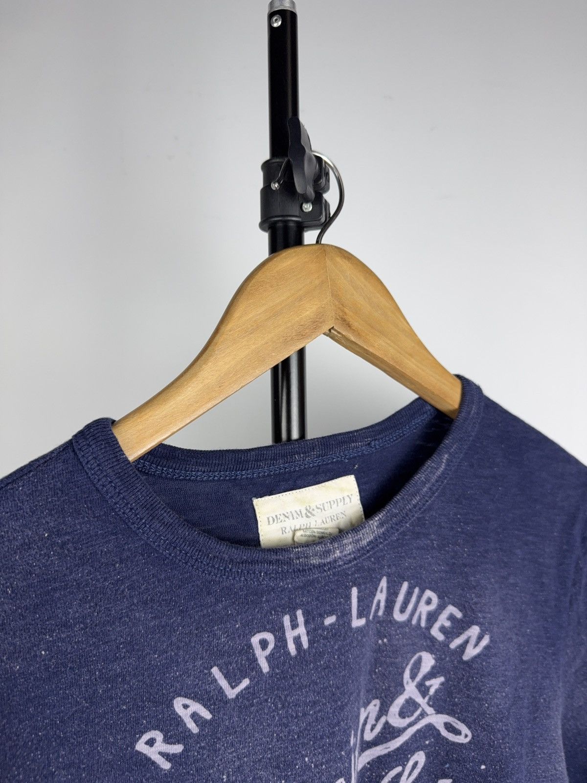 Denim & Supply Ralph Lauren 00s Y2K Ralph Lauren Denim Supply USA Graphic Tee Navy M Size US M / EU 48-50 / 2 - 6 Thumbnail