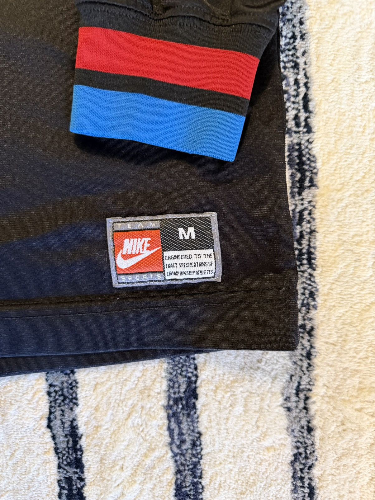 Nike Vintage Nike Goalie Jersye Black Medium USA Size US M / EU 48-50 / 2 - 2 Thumbnail