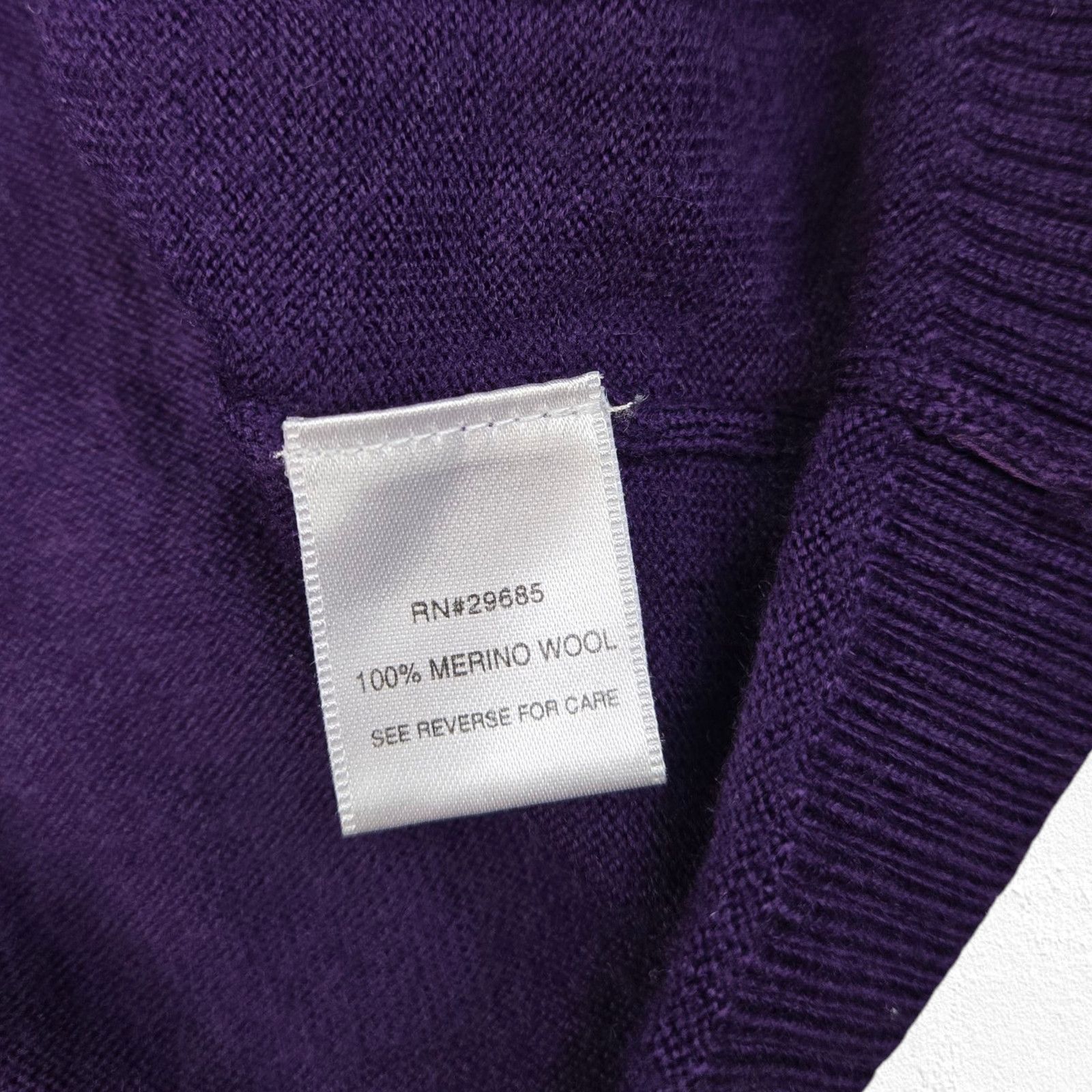 Pendleton Y2K Pendleton Purple Merino Wool Cardigan Size Medium Size M / US 6-8 / IT 42-44 - 8 Thumbnail