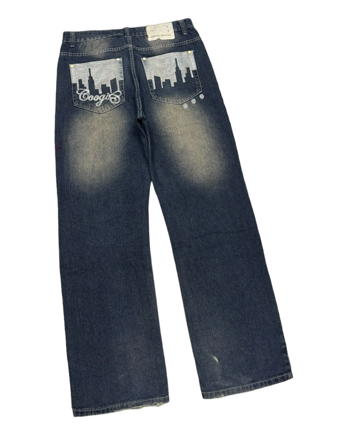Coogi RARE🔥Coogi 90s Baggy Jeans Hip Hop Style Denim Size US 34 / EU 50 - 6 Thumbnail