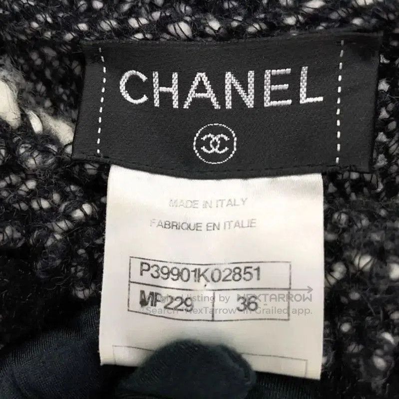 Chanel Chanel Black Long Sleeve Dress with Ruffles . Size S / US 4 / IT 40 - 8 Thumbnail