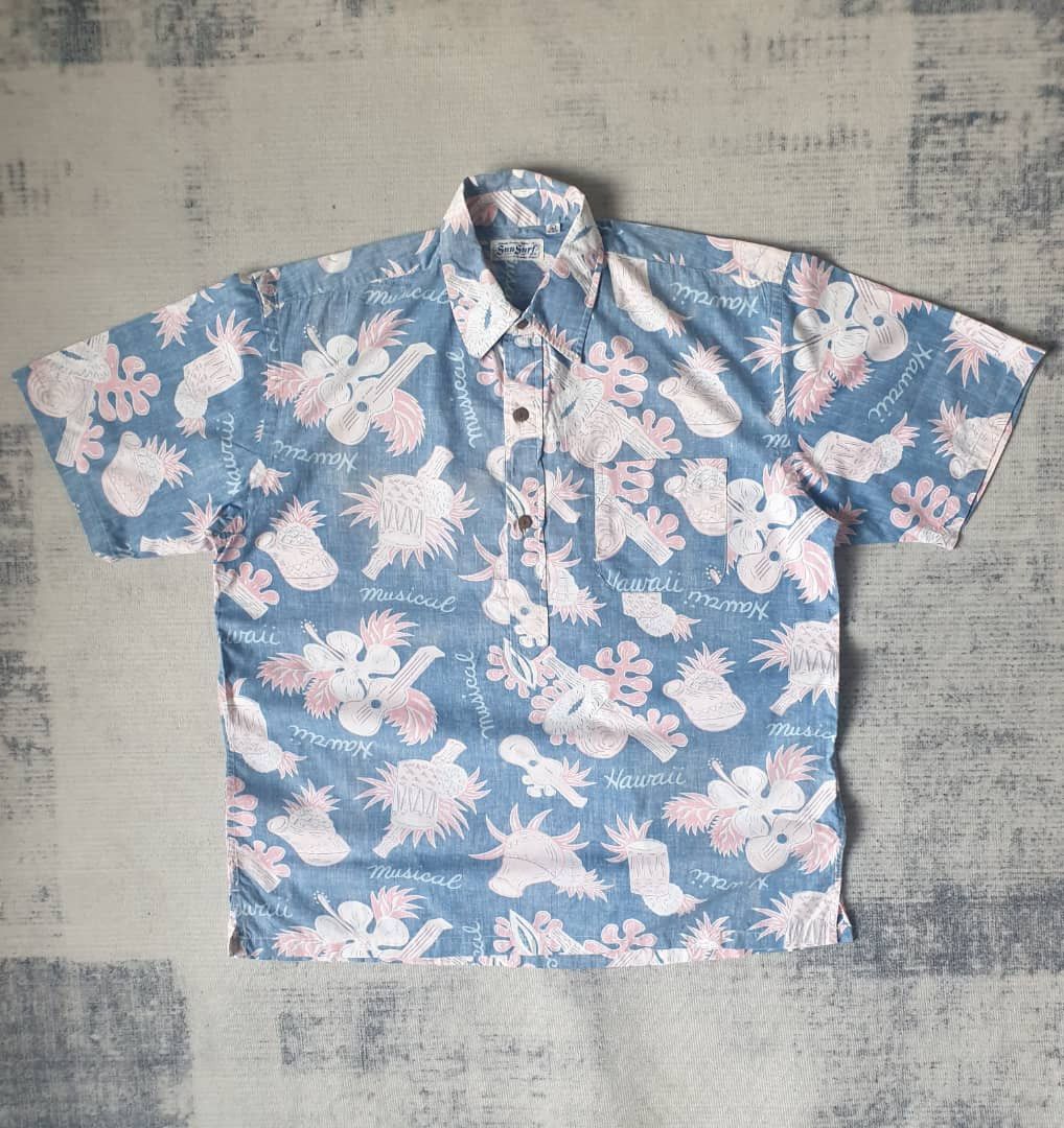 Sugar Cane Sun Surf Japanese brand toyo enterprise Hawaiian shirt Size US M / EU 48-50 / 2 - 1 Thumbnail