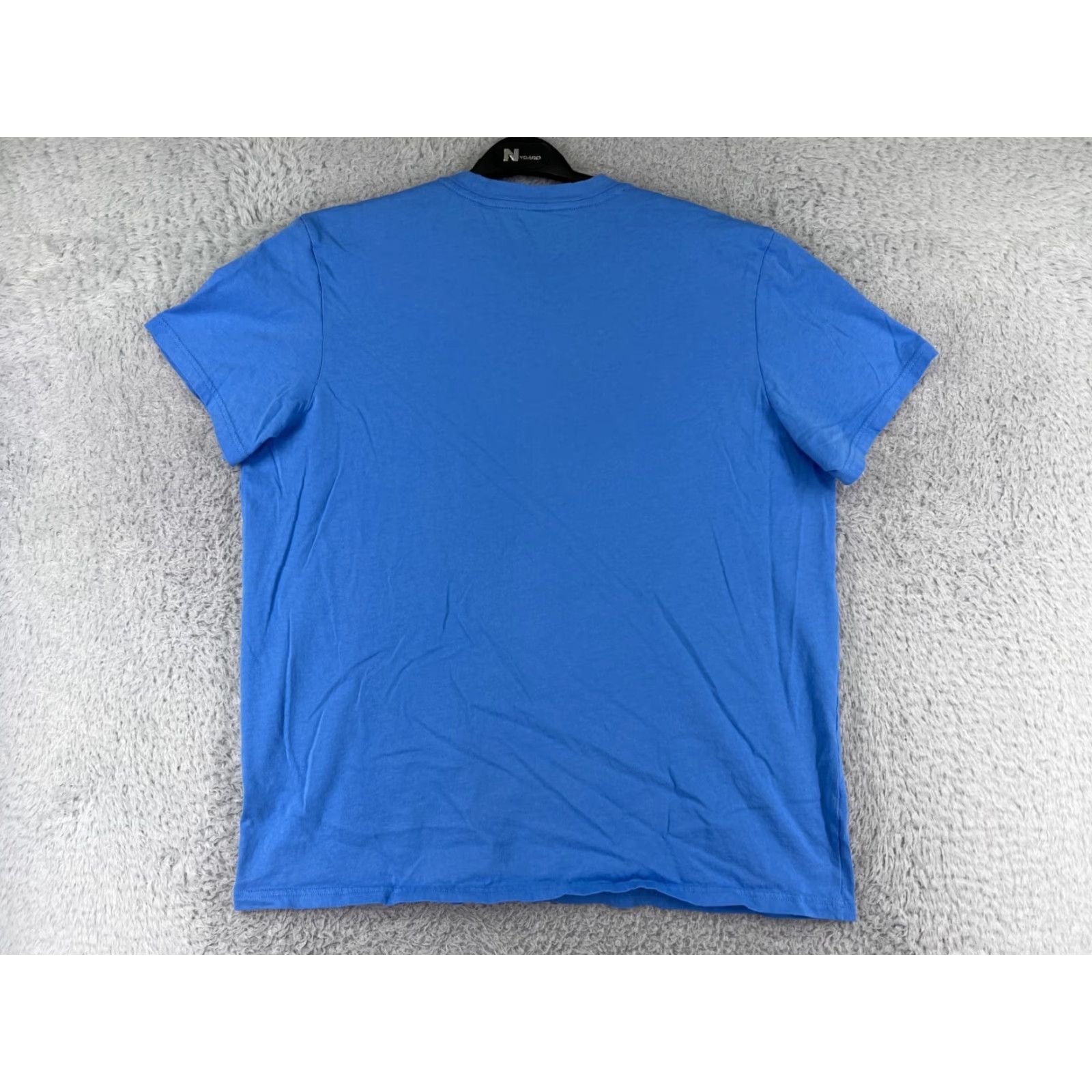 Adidas Adidas Shirt Mens XL Blue Short Sleeve Crew Neck Cotton Logo Size US XL / EU 56 / 4 - 2 Thumbnail