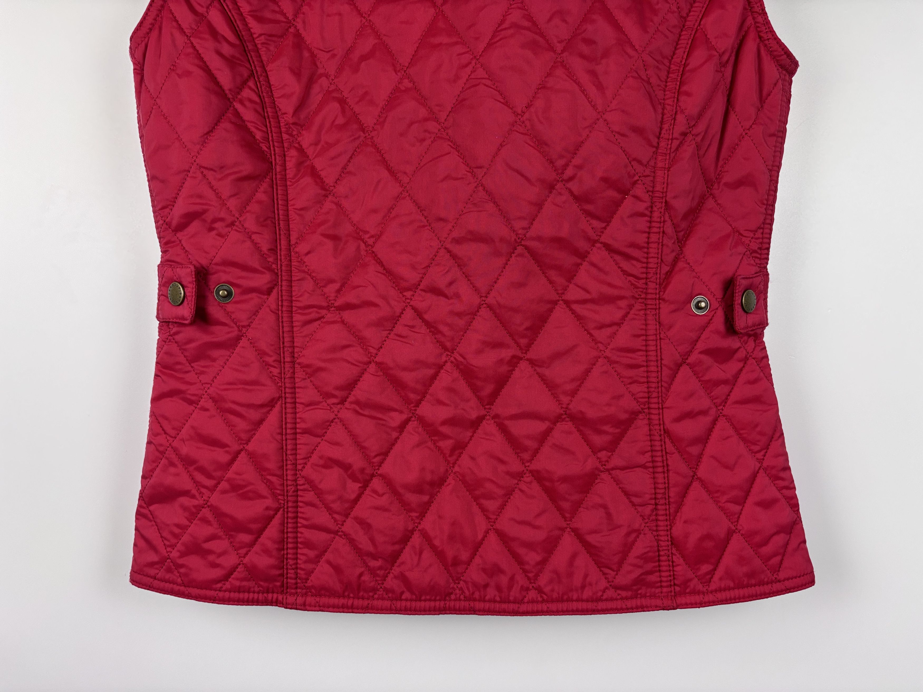 Barbour Barbour Summer Liddesdale Gilet Quilted Vest Red US 4 Size S / US 4 / IT 40 - 6 Thumbnail