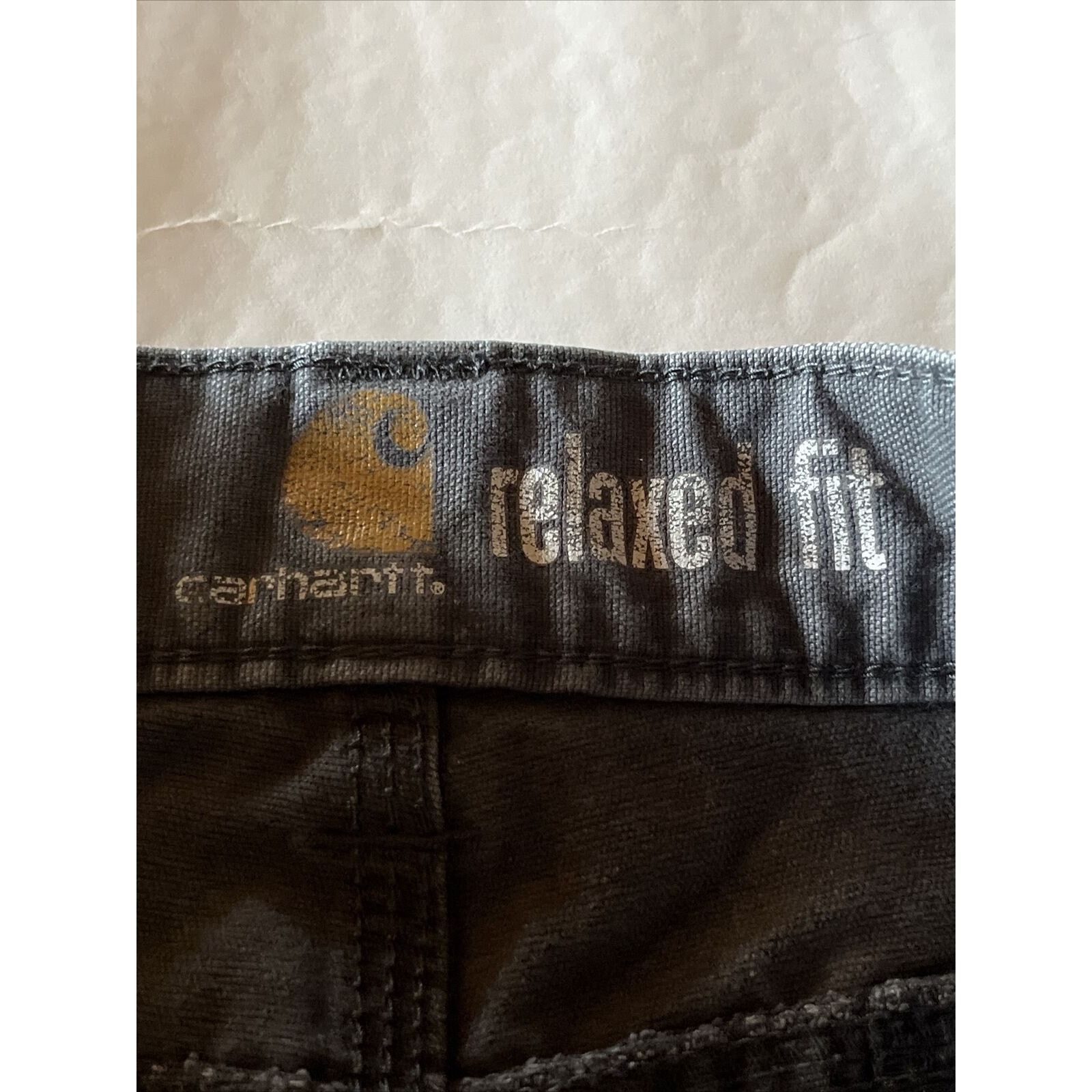 Carhartt Carhartt Pants Mens 34x28 Gray Canvas Carpenter Relaxed Fit Size US 34 / EU 50 - 12 Thumbnail