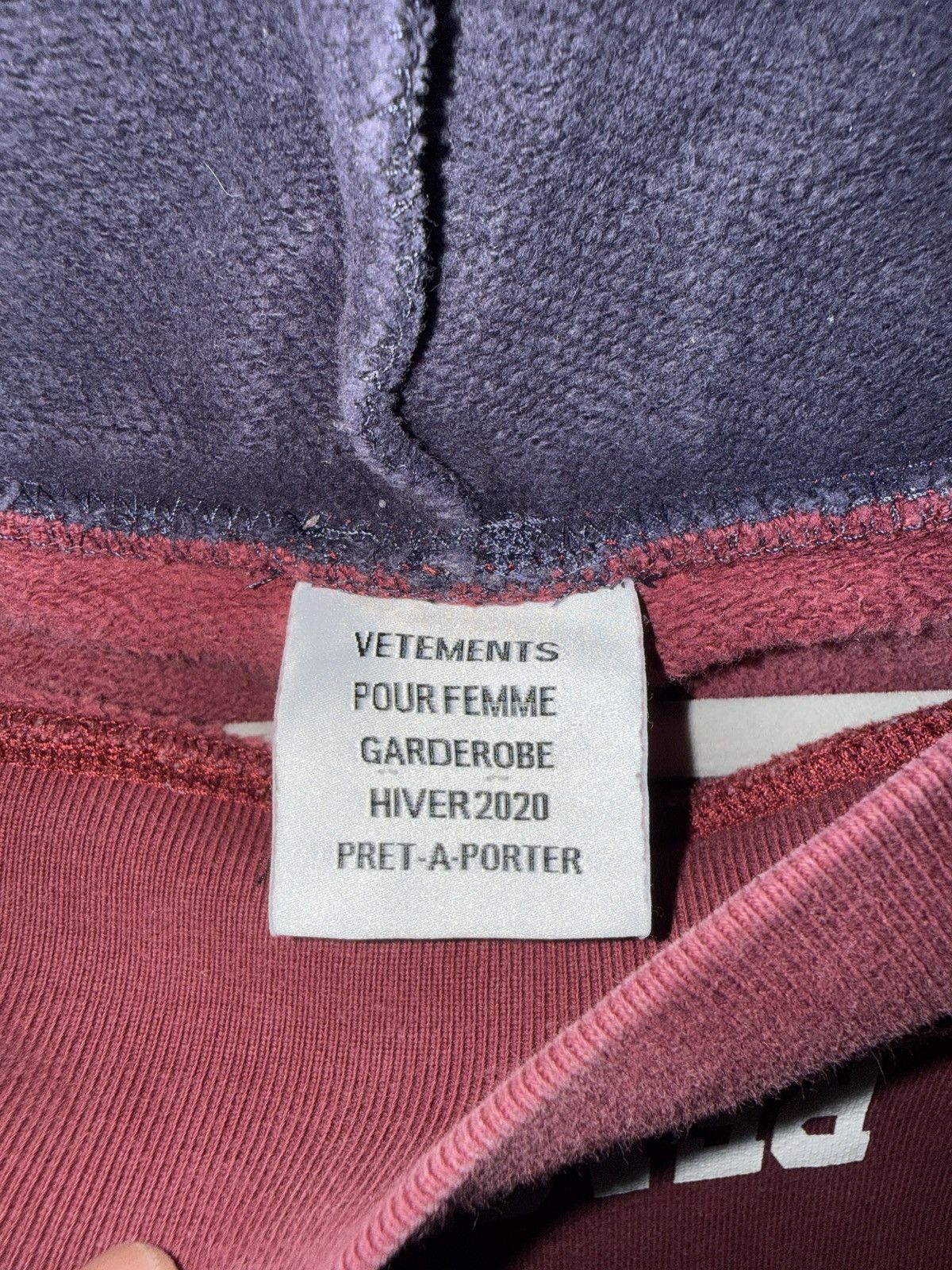Vetements Vetements hoodie university edition Size US L / EU 52-54 / 3 - 4 Thumbnail