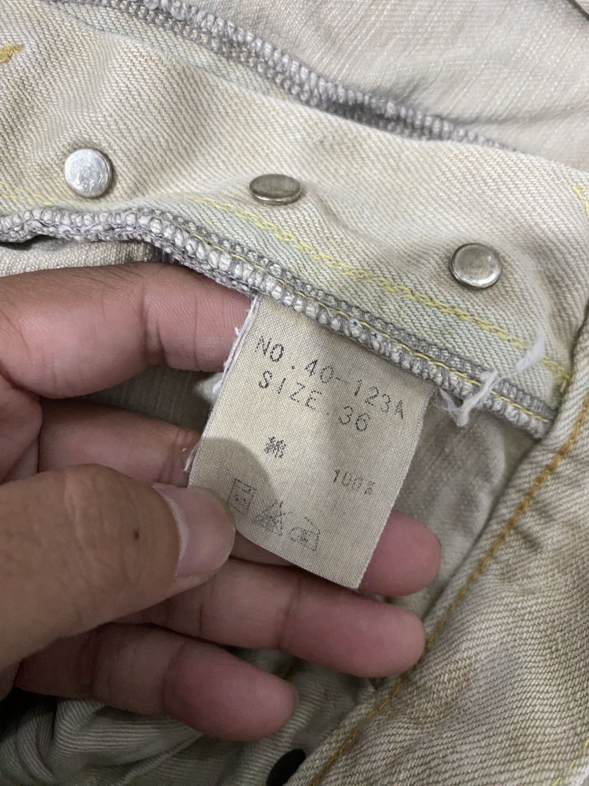 Japanese Brand × Spellbound × The Real McCoy's Japanese Spellbound Jeans Dirty Styled Size US 36 / EU 52 - 10 Thumbnail