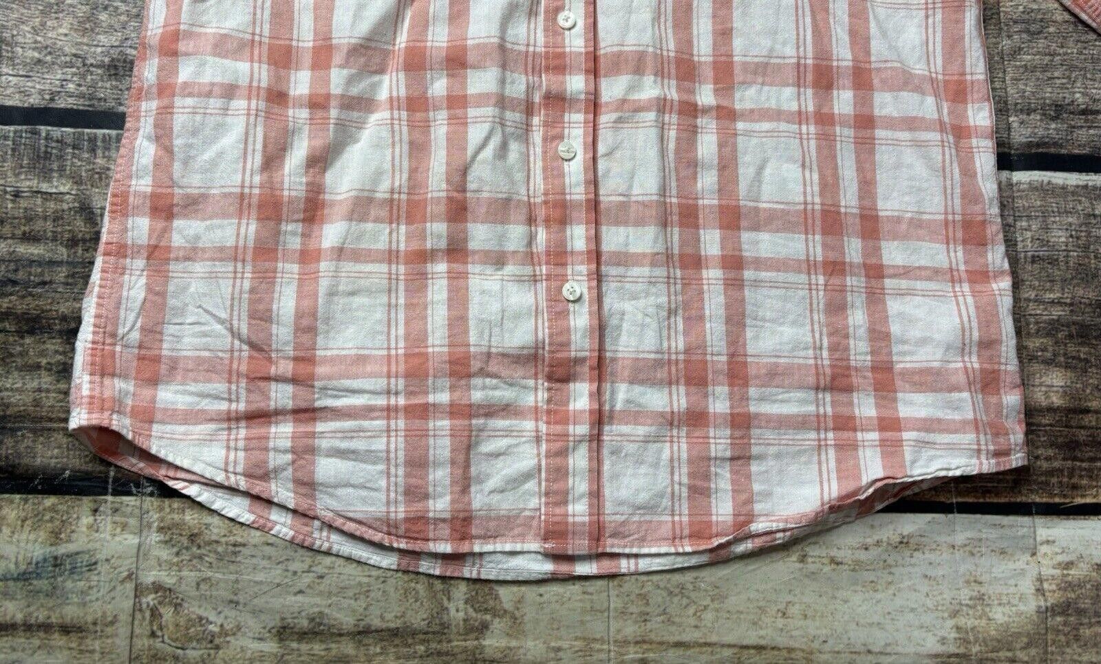L.L. Bean LL Bean Shirt Men's Large Linen Cotton Plaid Button Pockets Size US L / EU 52-54 / 3 - 5 Thumbnail