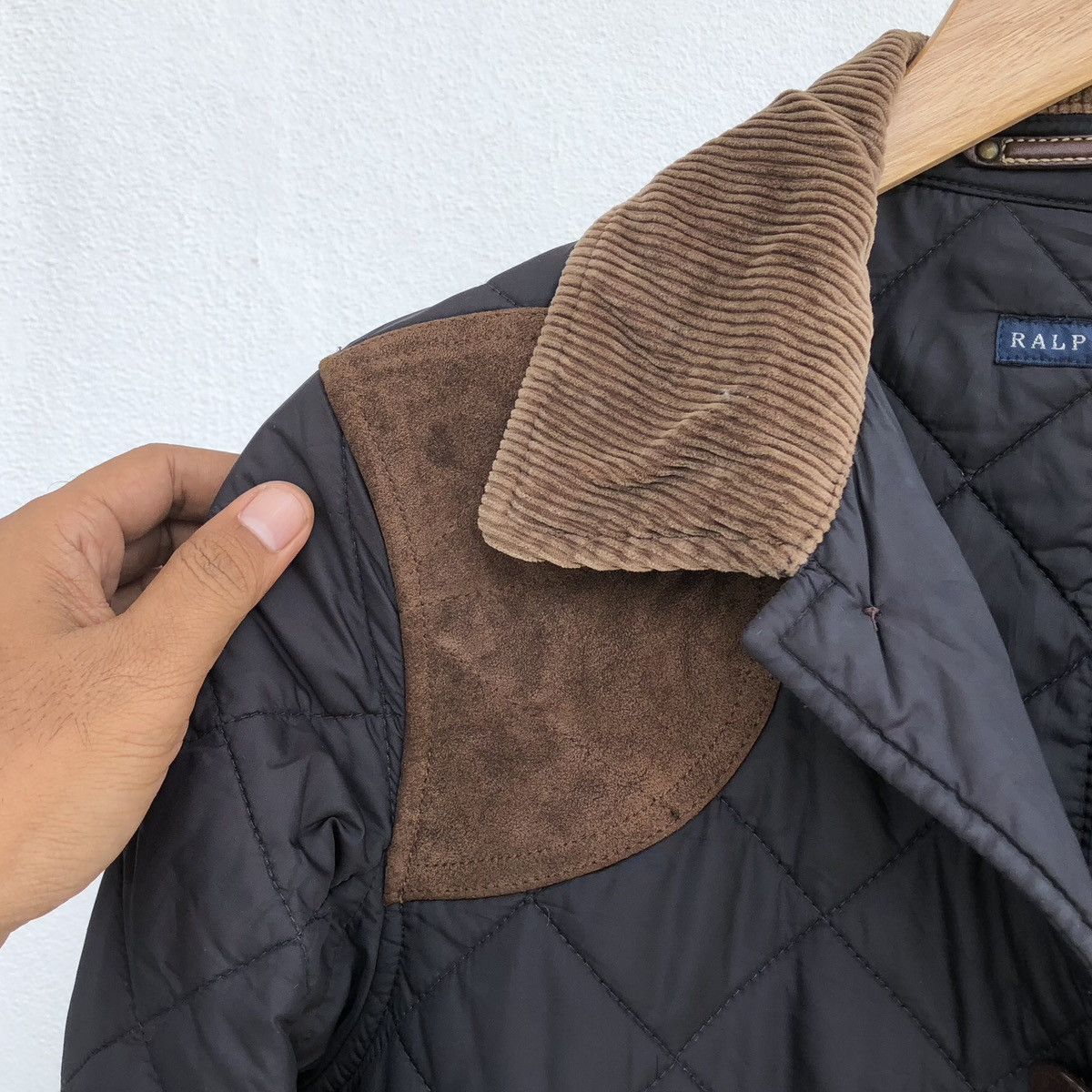 Polo Ralph Lauren Ralph Lauren Quilted Collar Corduroy Long Jacket Size M / US 6-8 / IT 42-44 - 3 Thumbnail