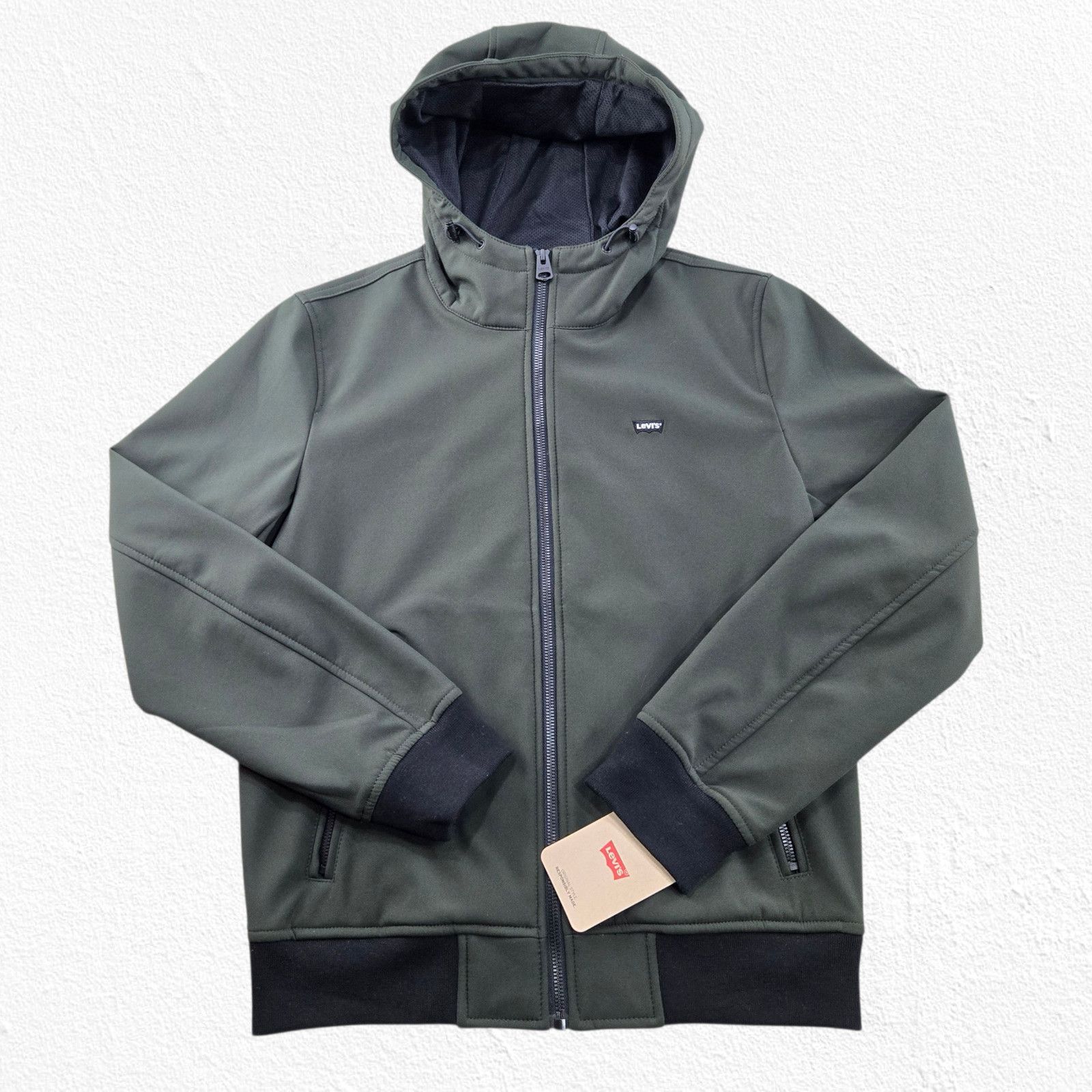 Levi's Levi’s Olive Green Softshell Bomber Jacket Size Small NWT Size US S / EU 44-46 / 1 - 2 Thumbnail