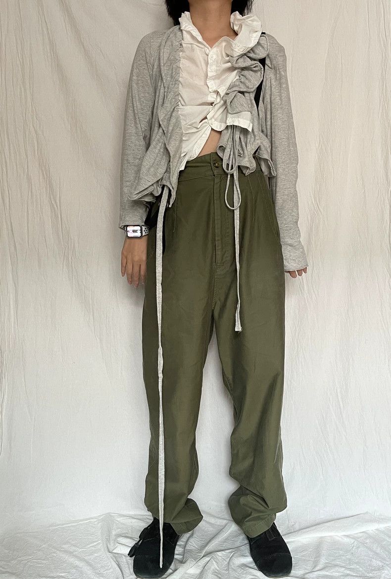 Y's Y's 04SS cotton paneled drawstring rolled long-sleeve shir Size XS / US 0-2 / IT 36-38 - 4 Thumbnail