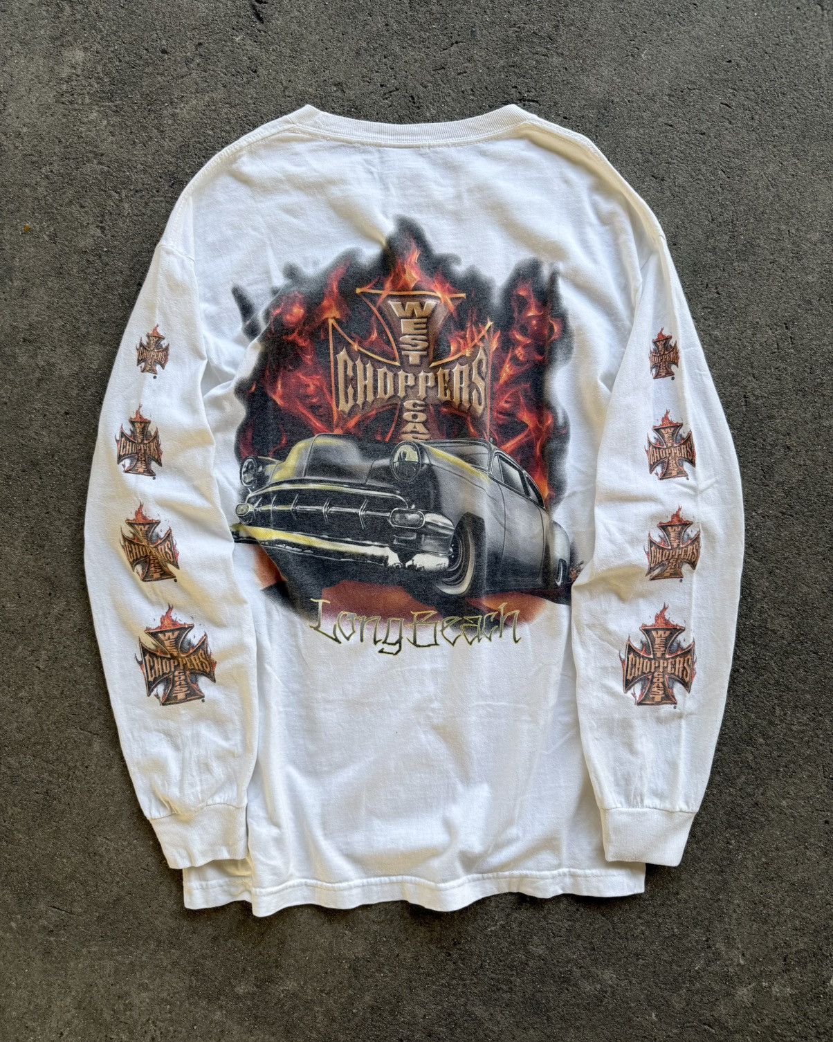 Vintage Jesse Who? West Coast Choppers Flames L/S