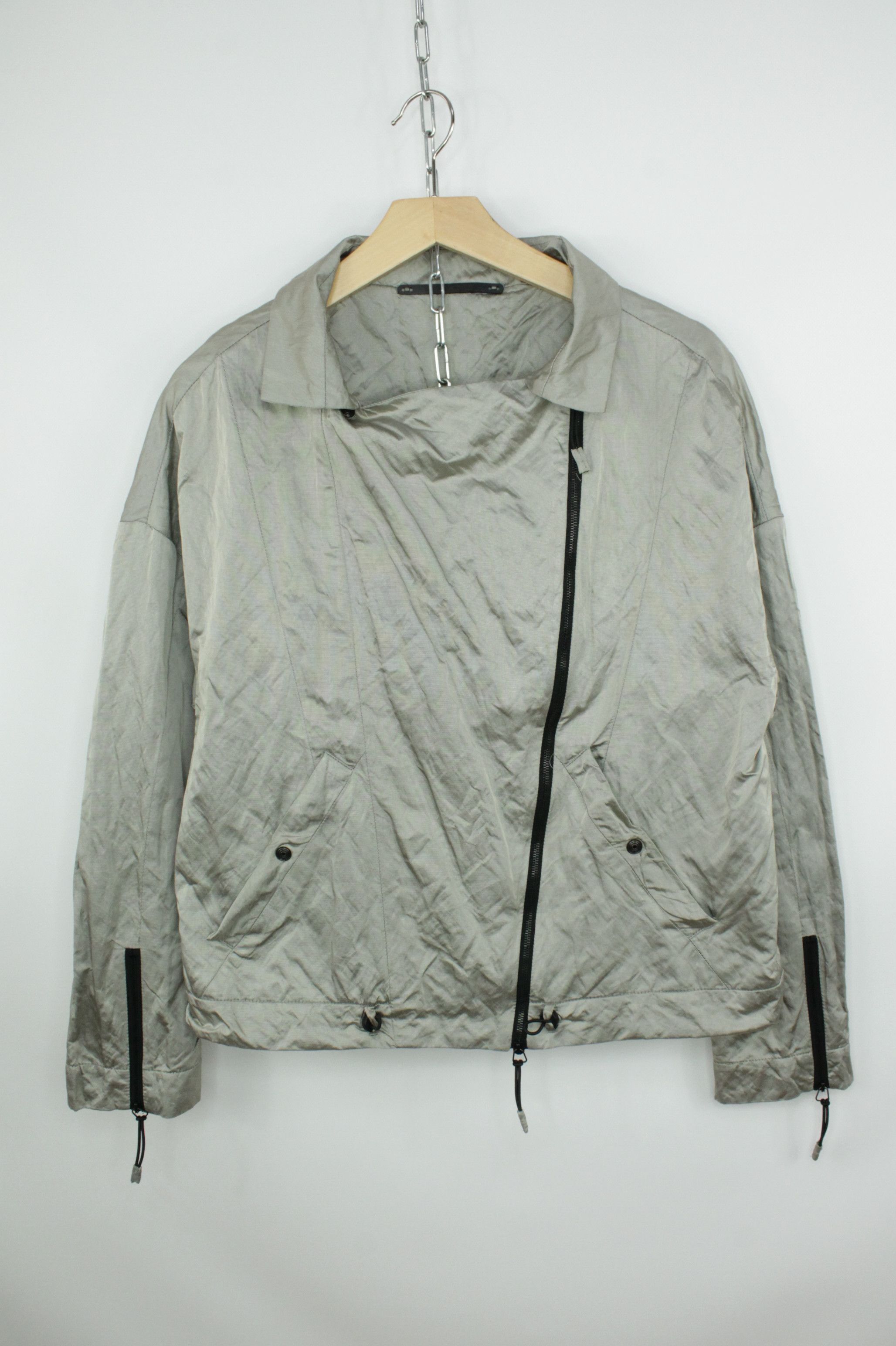 Annette Gortz Annette Görtz Only 23138 Сrumpled Metal Light Jacket Size M / US 6-8 / IT 42-44 - 1 Thumbnail