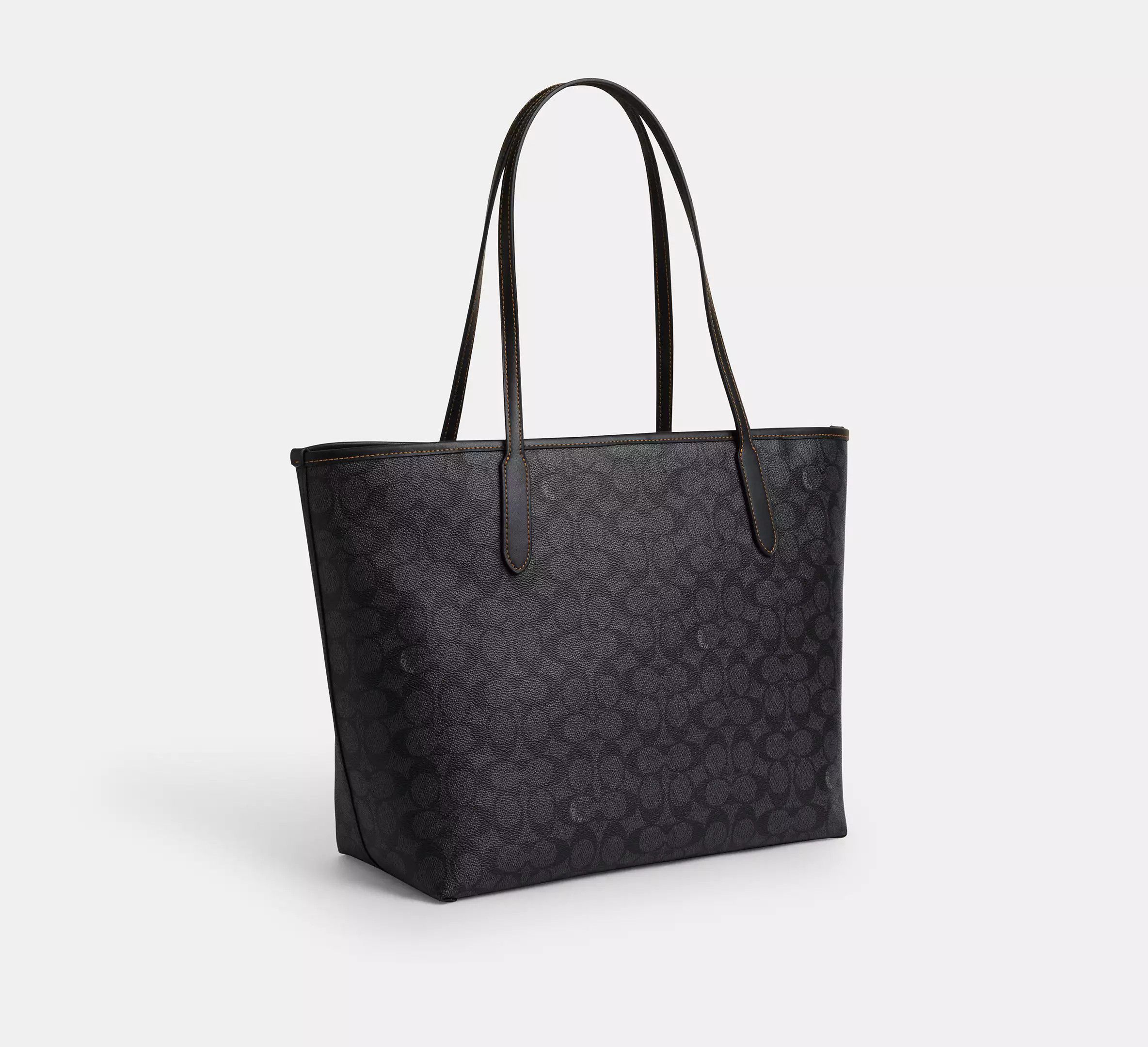 Coach City Tote In Signature Canvas With Halloween Graphic CW451 Size ONE SIZE - 10 Thumbnail