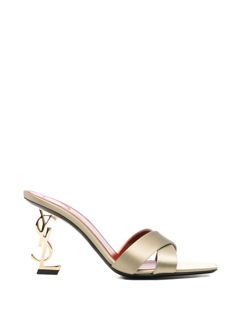 Saint Laurent Paris OPYUM SATIN SANDALS Size US 6 / IT 36 - 1 Thumbnail