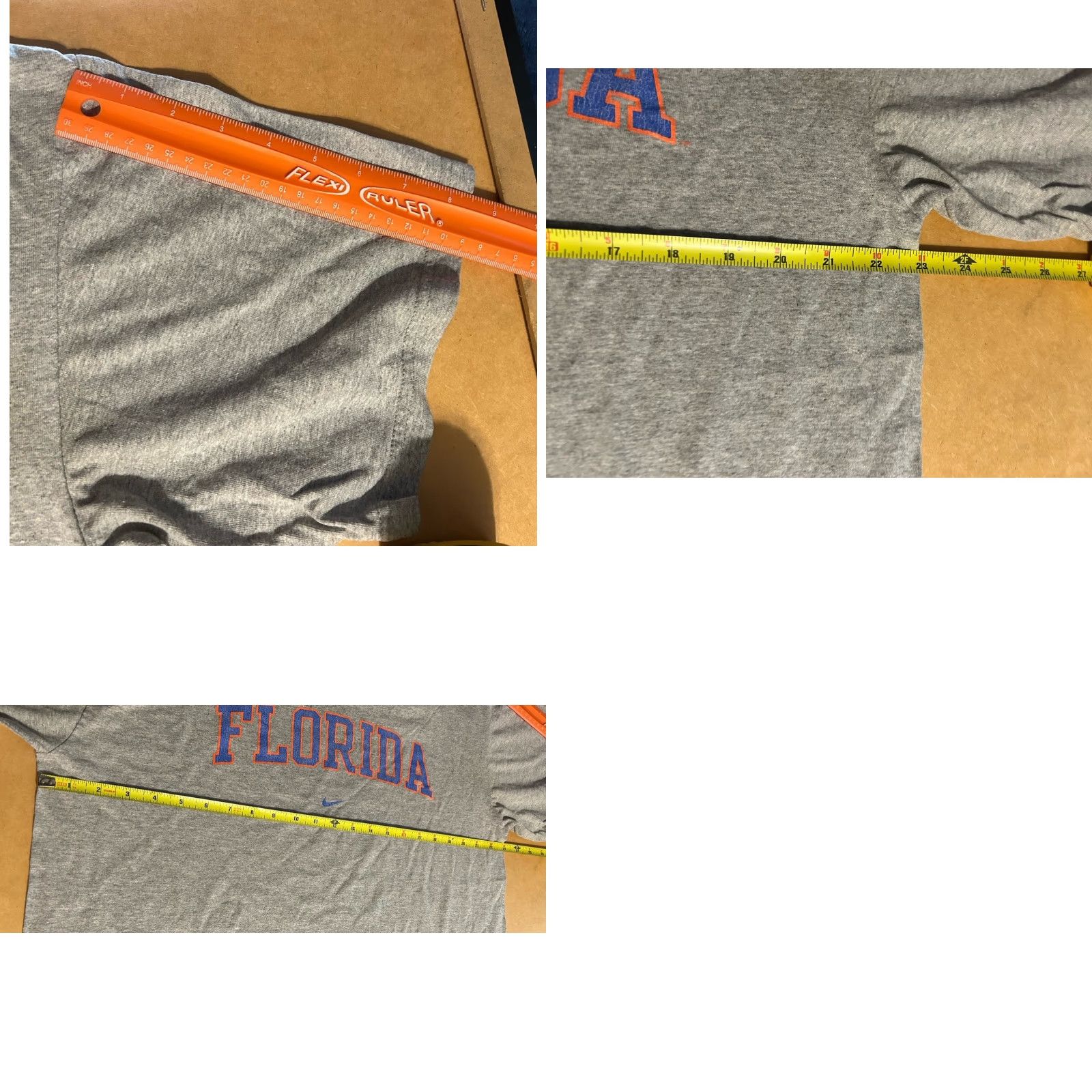 Nike VINTAGE Nike Gators Shirt Men Large Swoosh Graphic Tee College Sports Gray Size US L / EU 52-54 / 3 - 9 Thumbnail