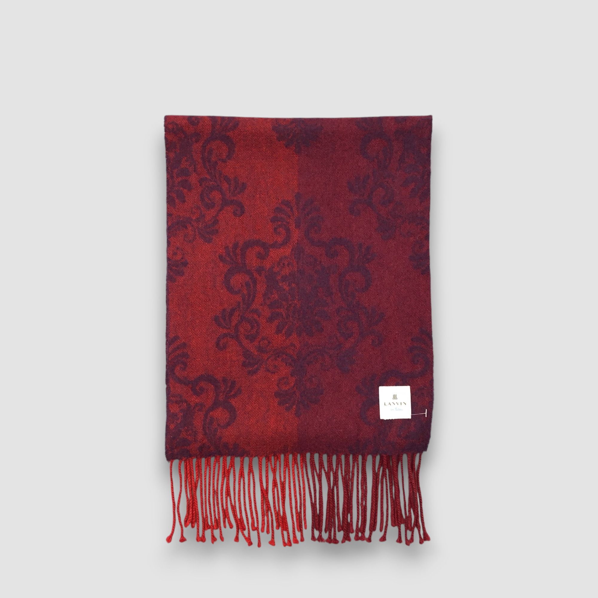 Lanvin Vintage Lanvin Scarf Muffler Cashmere Winter Scarves Size ONE SIZE - 2 Thumbnail