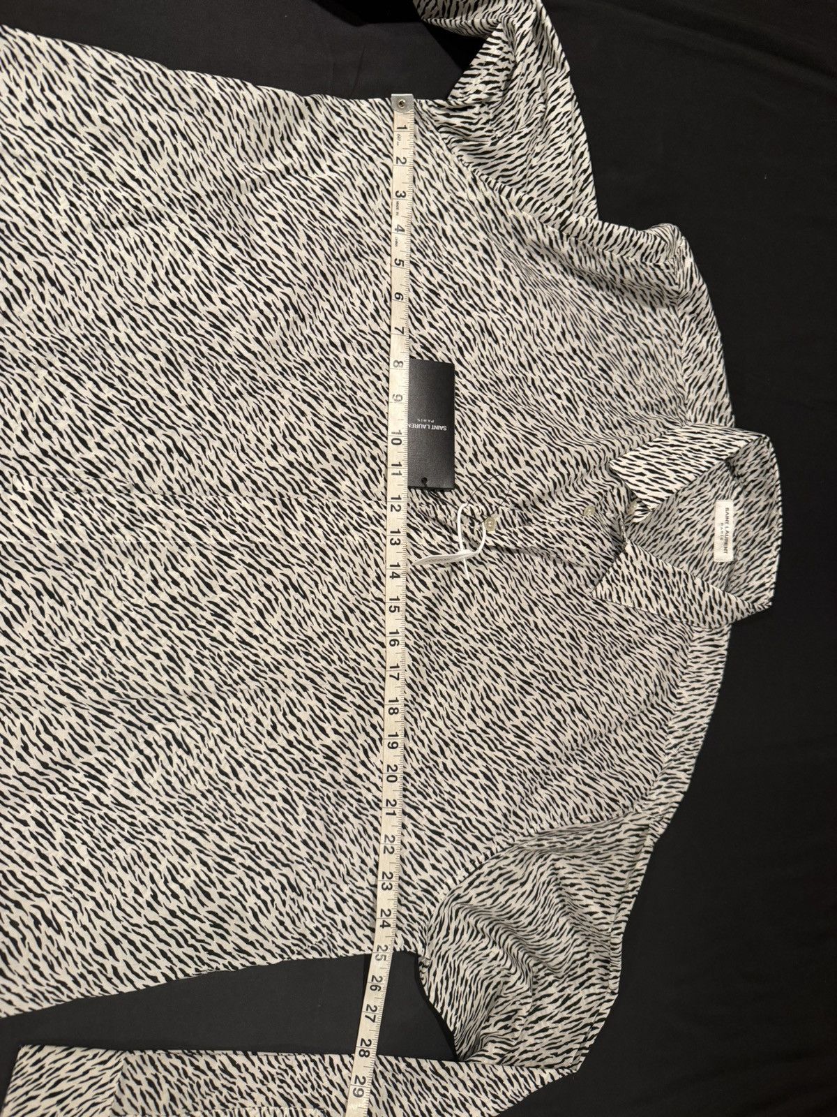 Saint Laurent Paris Saint Laurent men zebra print shirt. 17/43/XL. $890 Size US XL / EU 56 / 4 - 7 Thumbnail