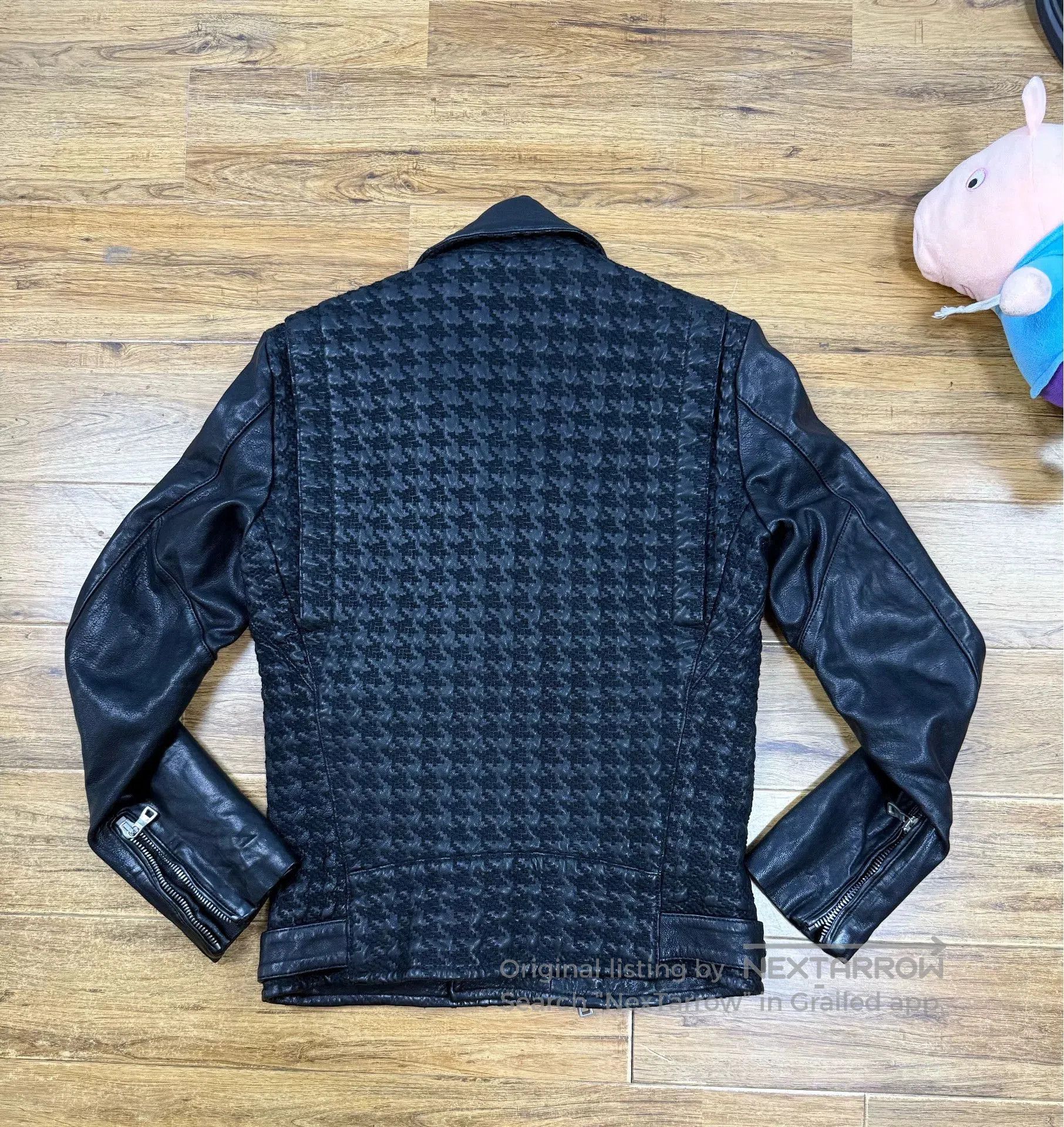 Balmain Balmain Men's Black Leather Biker Jacket. Size US S / EU 44-46 / 1 - 2 Thumbnail