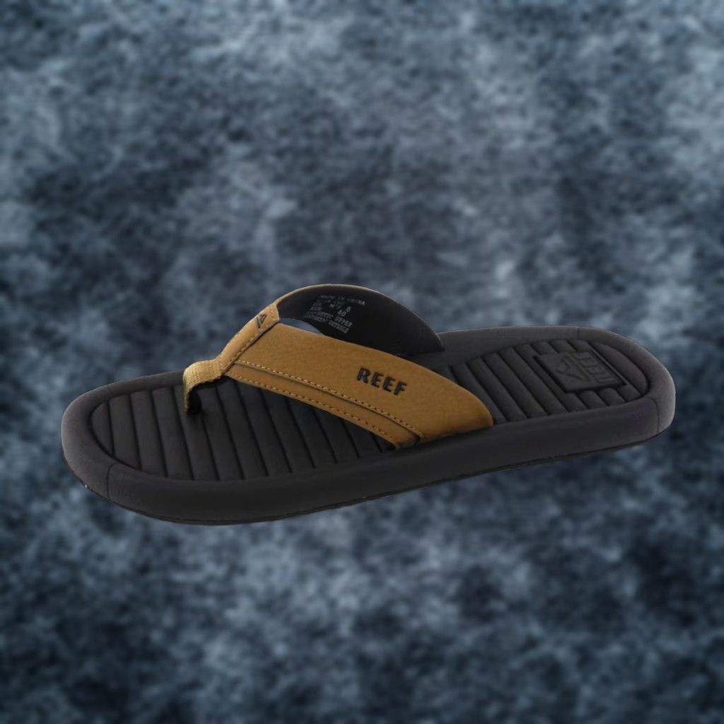 Reef Sport Sandals Mens Brown Tobacco 2YGB Slip One Flip Flops Sandals US Size 8 Mens Width M