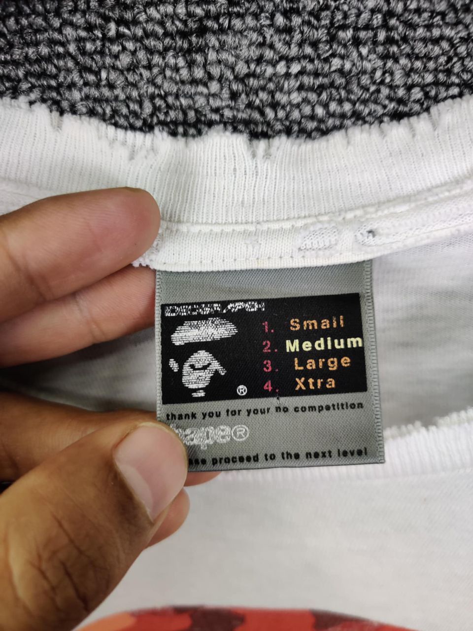 Bape Thrashed Vintage 90s A Bathing Ape Distressed Tee Tshirt Size US M / EU 48-50 / 2 - 10 Thumbnail