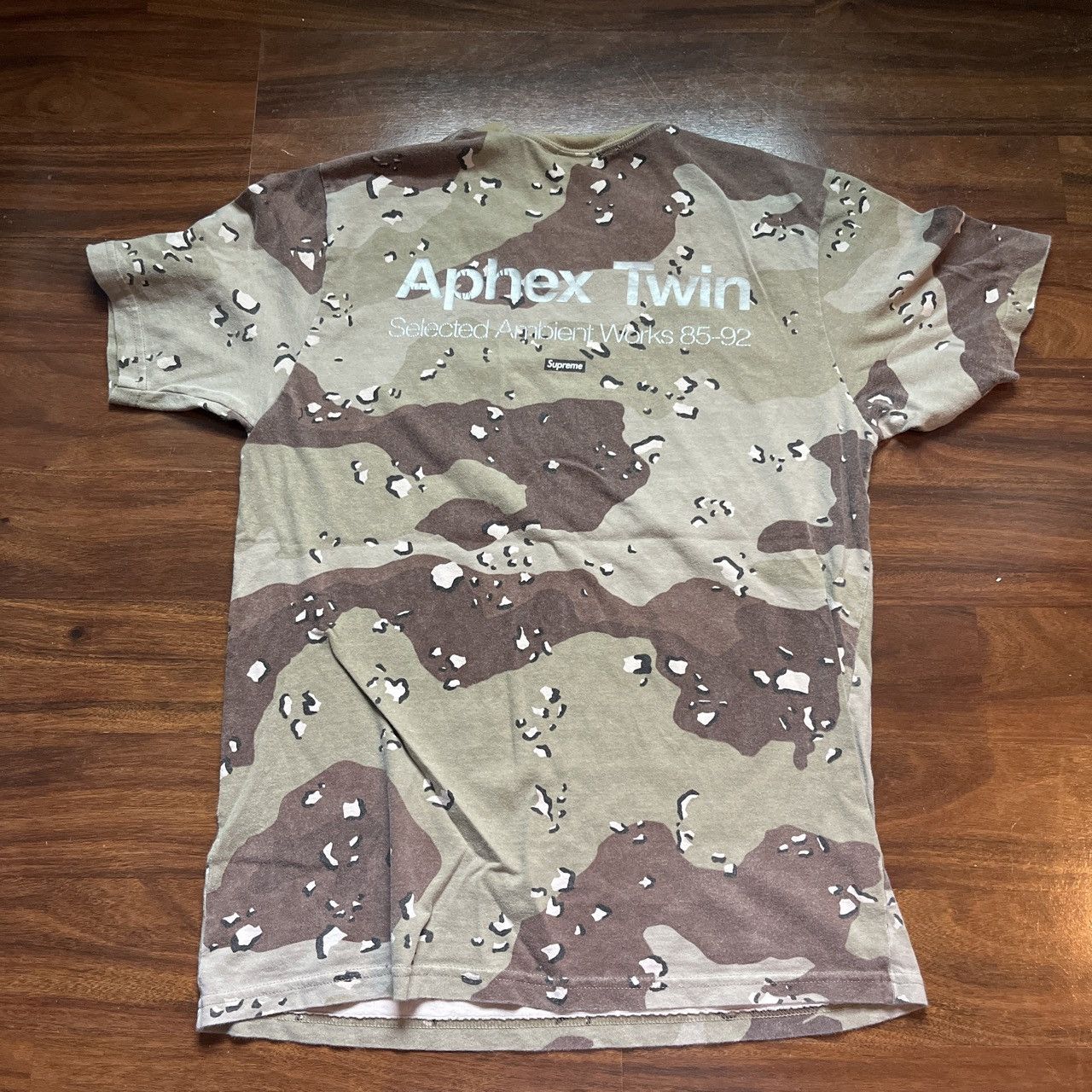 Supreme Supreme Aphex Twin Camo Tee Size US S / EU 44-46 / 1 - 2 Thumbnail