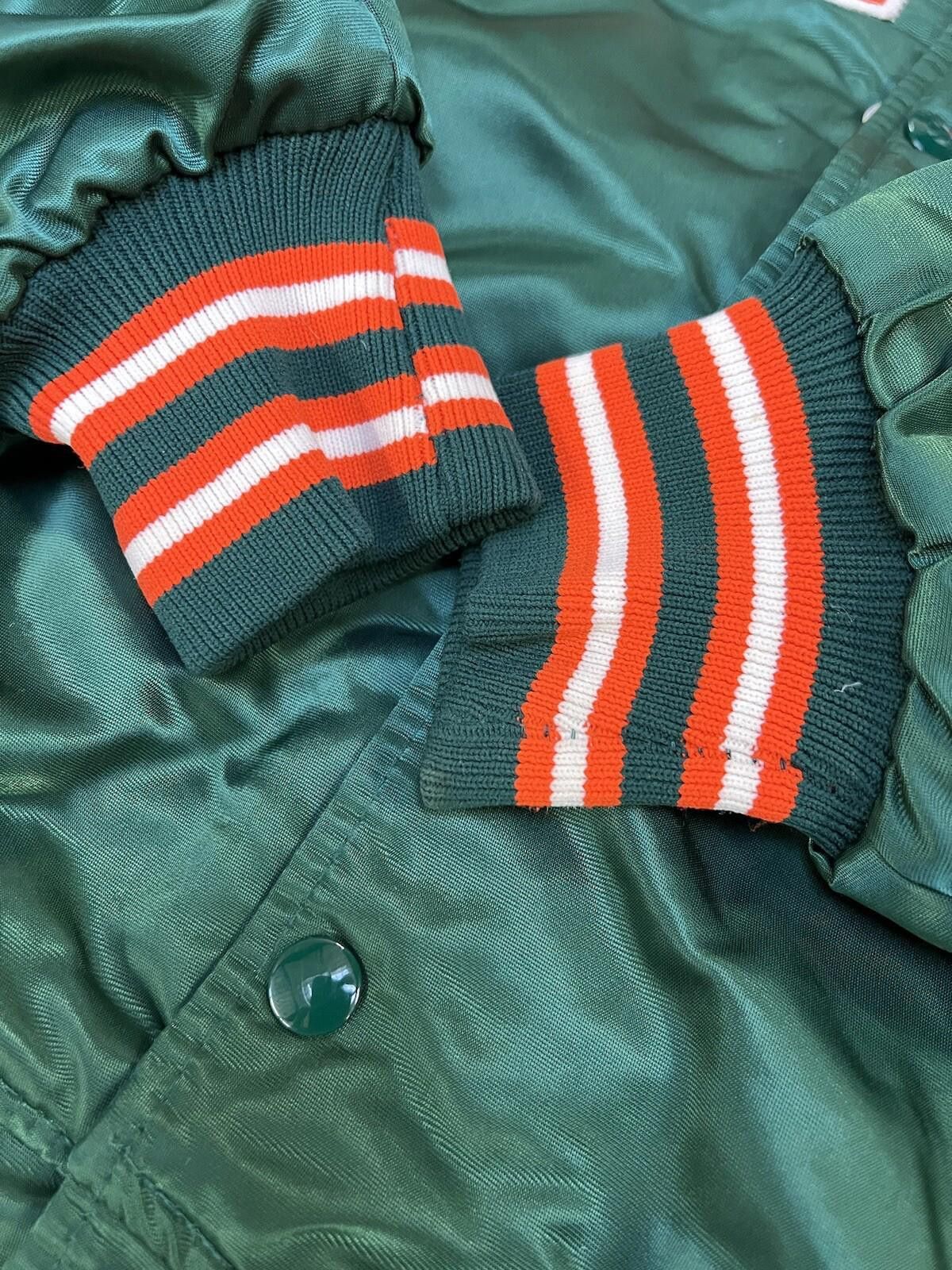 Starter Starter Miami Hurricanes Bomber Satin NCAA Jacket M Medium Size US M / EU 48-50 / 2 - 12 Thumbnail