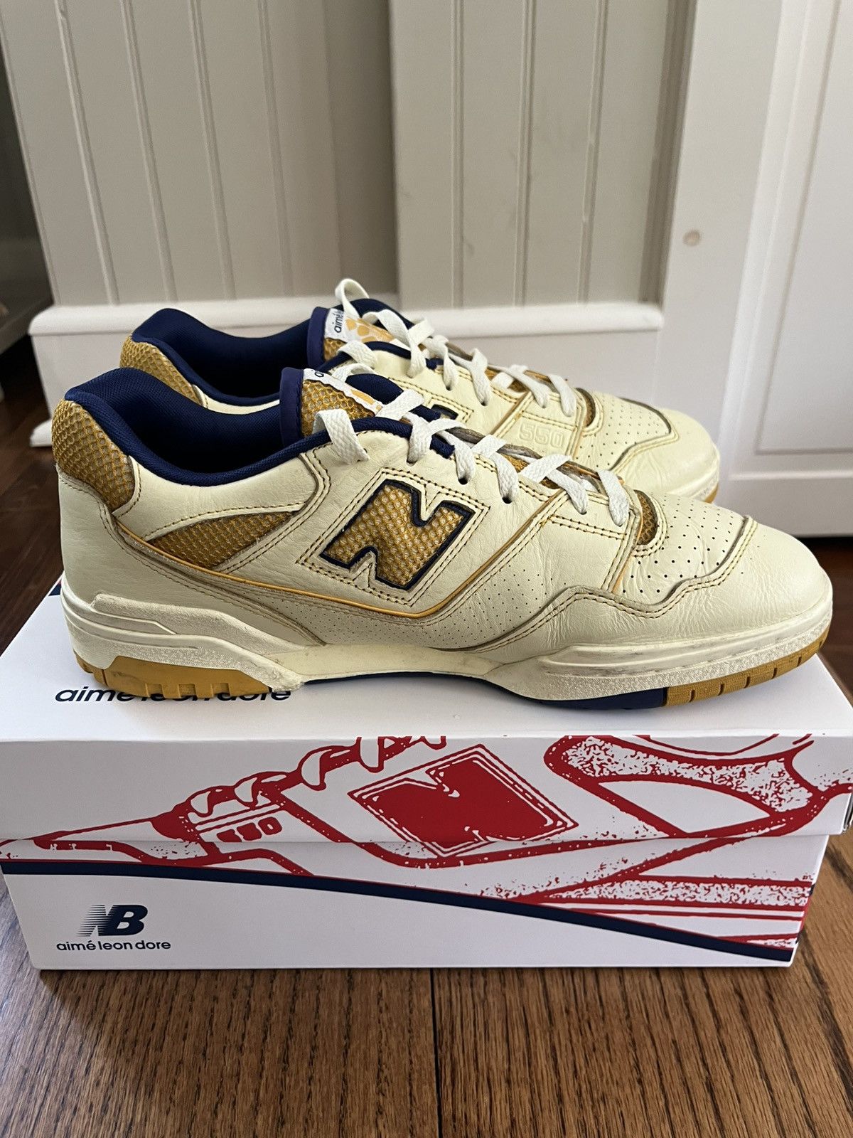 Aime Leon Dore × New Balance New Balance 550 Amie Leon Dore Size US 12 / EU 45 - 7 Thumbnail