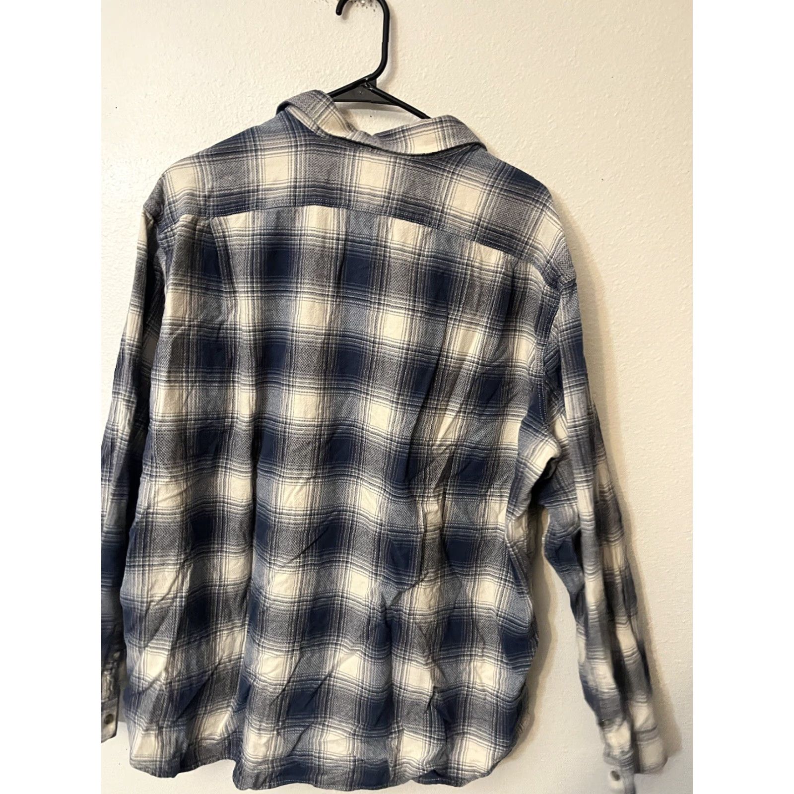 Eddie Bauer Eddie Bauer Shirt Plaid Blue Western Button-Up 2XL Men Classic Fit Pearl Snap Flannel Long Sleeve Cotton Size US XXL / EU 58 / 5 - 3 Thumbnail