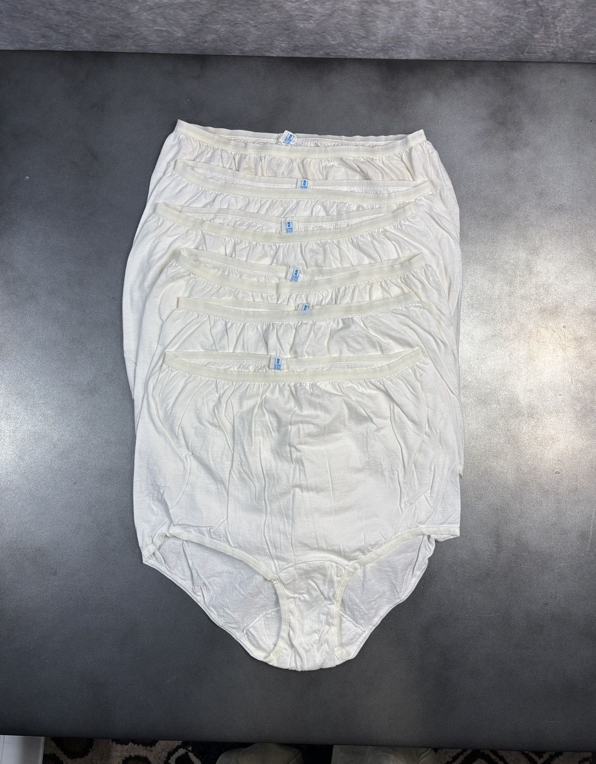 JCPenney × Vintage Lot of 10 1970s Underwear Vintage JC Penney White Cotton 70s Size ONE SIZE - 3 Thumbnail