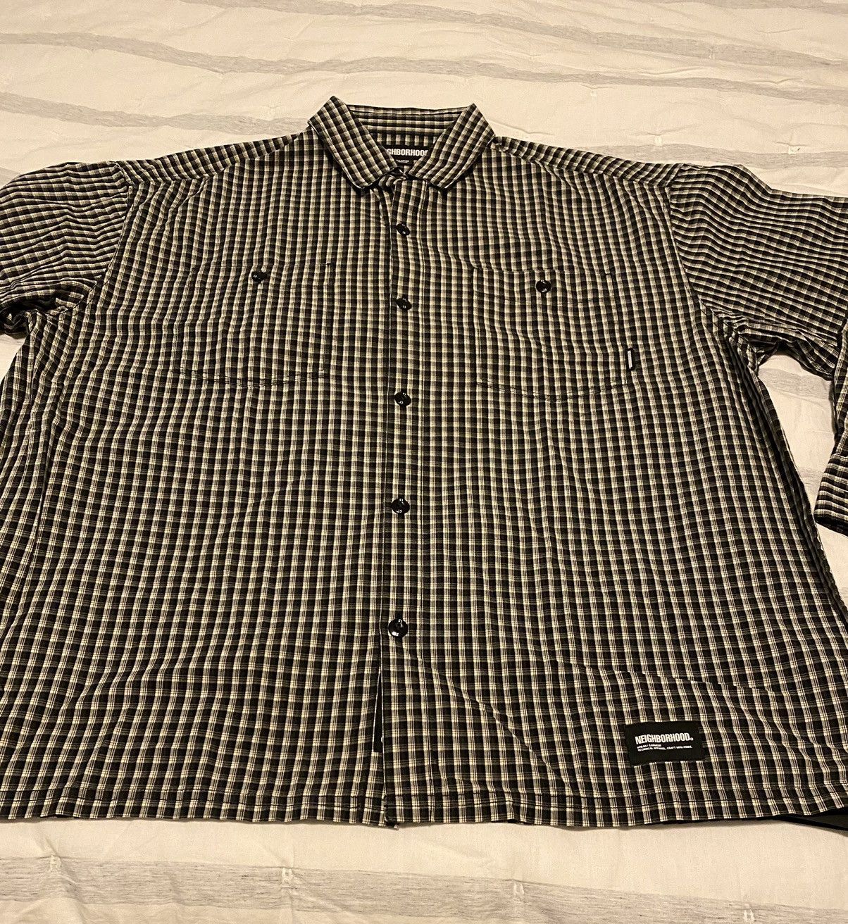 Neighborhood Neighborhood Japan Gingham Hombre Check Shirt XL NWT Size US XL / EU 56 / 4 - 4 Thumbnail