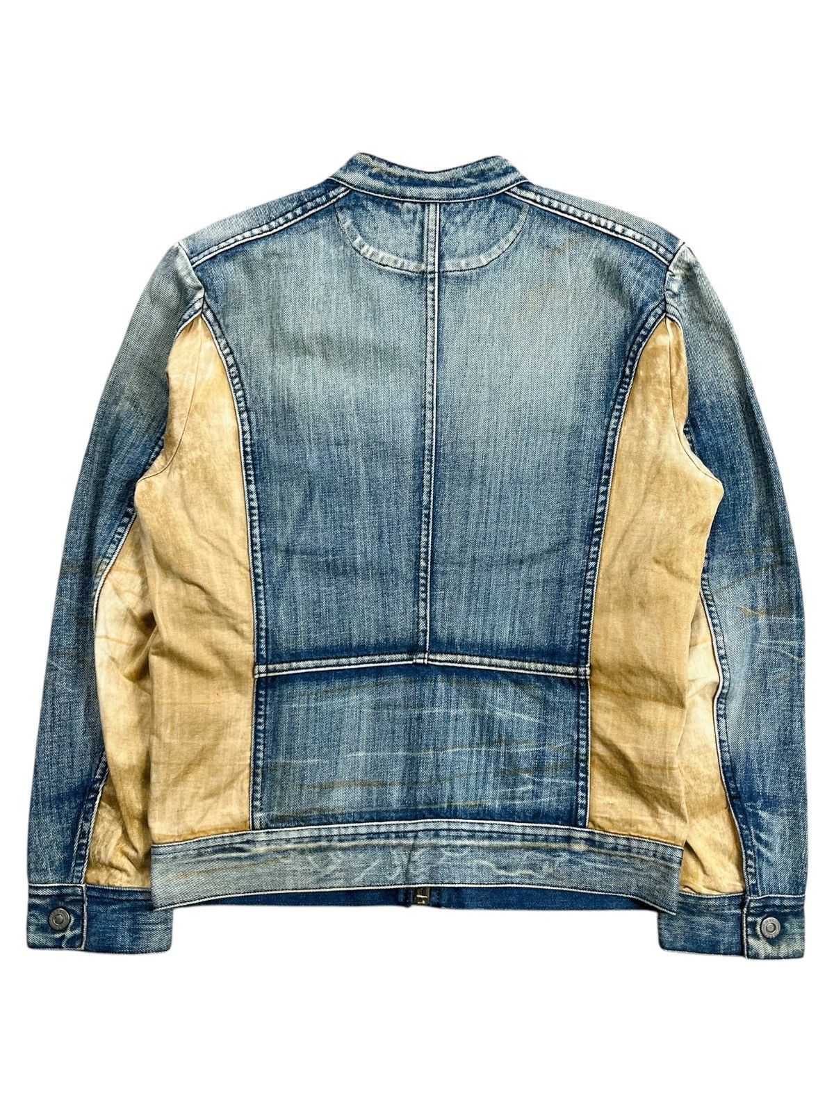 Diesel 2000s Diesel - Lampo Zips Rider Denim Jacket Size US M / EU 48-50 / 2 - 3 Thumbnail