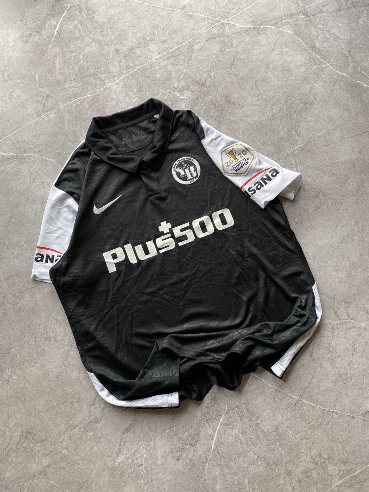 Nike Nike BSC Young Boys 2020-21 Schweizer Meister Soccer Jersey Size US L / EU 52-54 / 3 - 1 Thumbnail