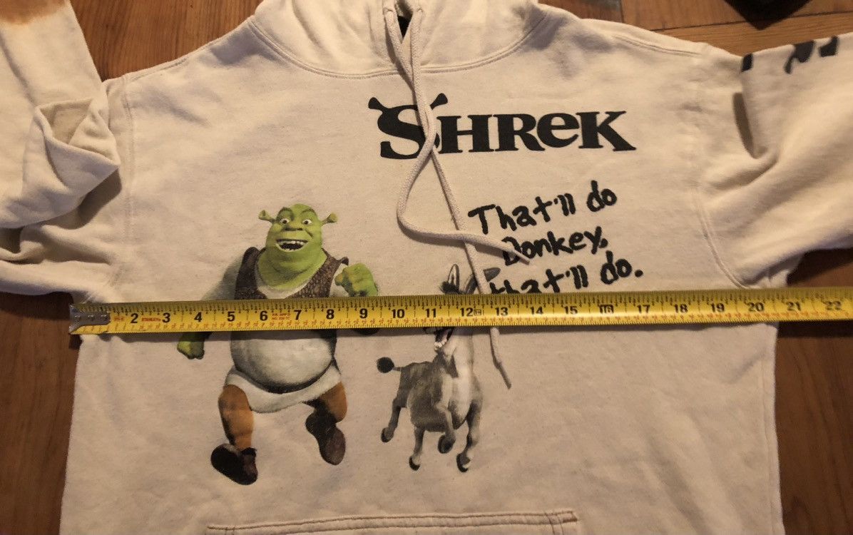 Vintage Vintage Y2K Original Shrek Promo Hoodie S/S Size US S / EU 44-46 / 1 - 6 Thumbnail