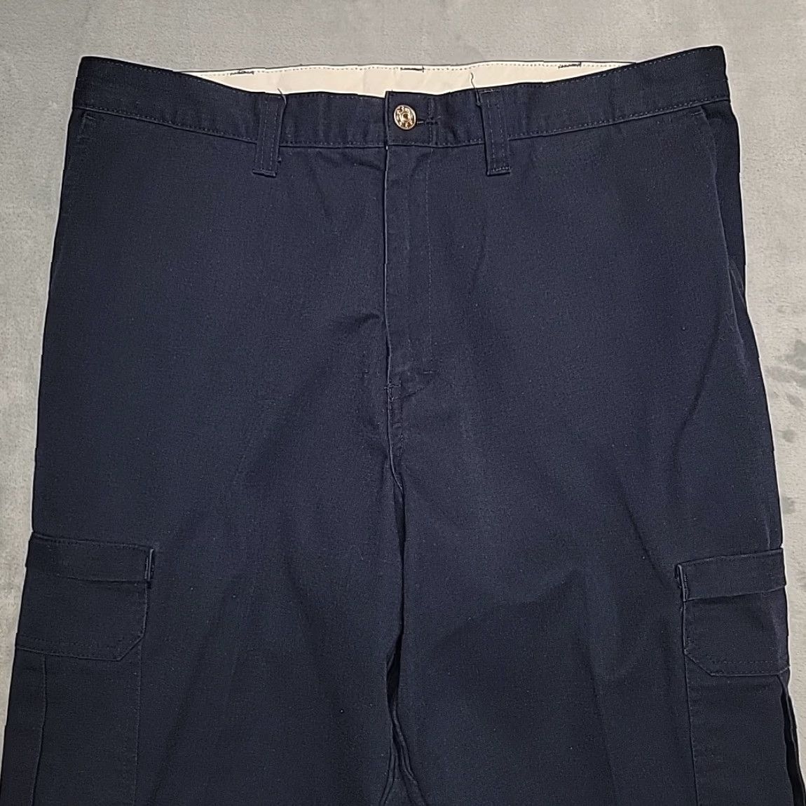 Dickies Dickies Pants Men 36x34 Blue Cargo Pocket Utility Workwear Retro Classic Comfort Size US 36 / EU 52 - 3 Thumbnail