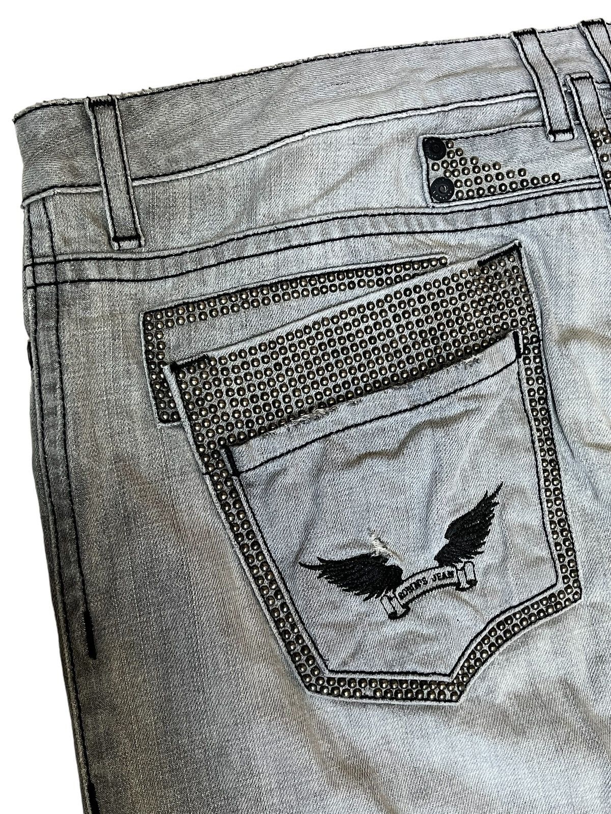 Robins Jeans SICK🔥VINTAGE ROBIN’S JEAN GREY LOWRISE STRAIGHT CUT JEANS Size US 44 / EU 60 - 10 Thumbnail