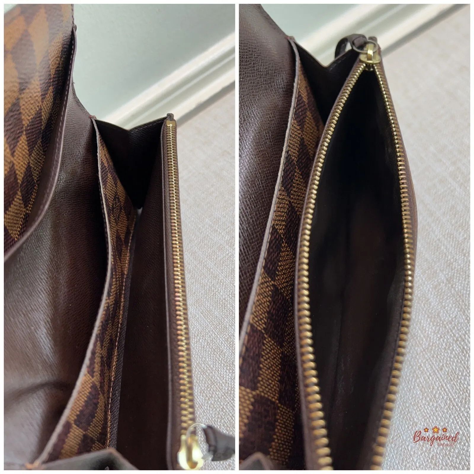 Louis Vuitton Louis Vuitton Damier Canvas Leather Emilie Long Wallet Size ONE SIZE - 5 Thumbnail