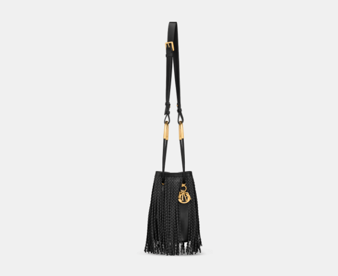 Dior o1w1db10426 M3824U Size:OS/ Mini Bucket Bag in Black/Silver Size ONE SIZE - 4 Thumbnail