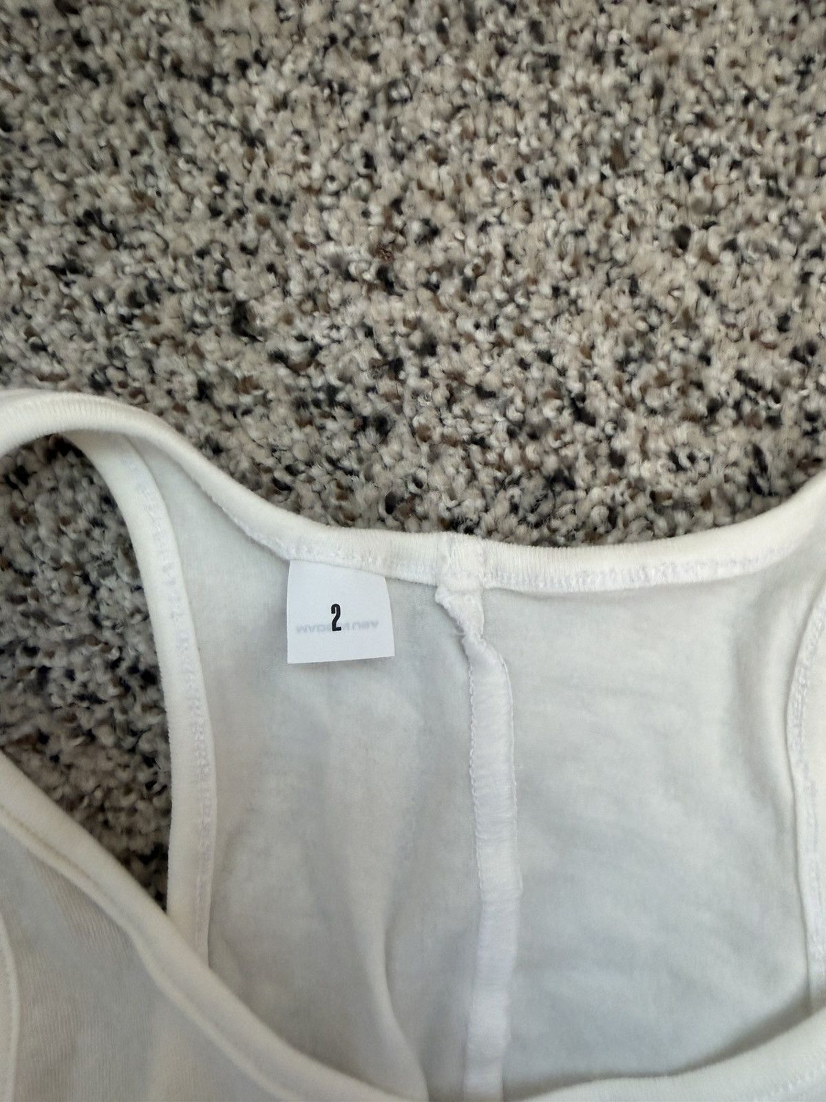 Yeezy Yeezy X Mowalola Wet Tank White SIZE 2 Size US M / EU 48-50 / 2 - 2 Thumbnail