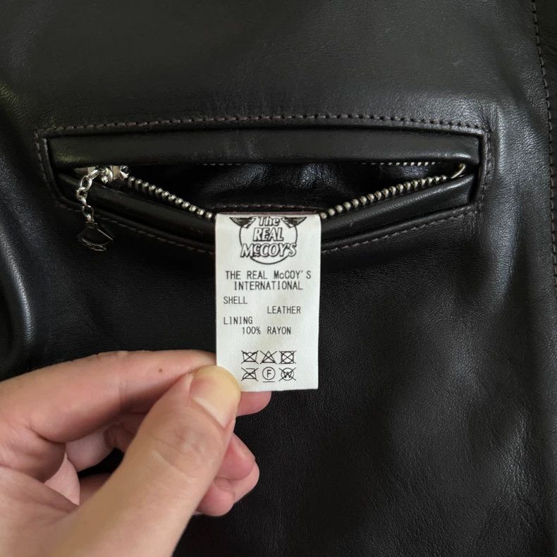 The Real McCoy's The Real McCoys The s j100 Horse Leather Motorcycle Jacket Size US XL / EU 56 / 4 - 5 Thumbnail