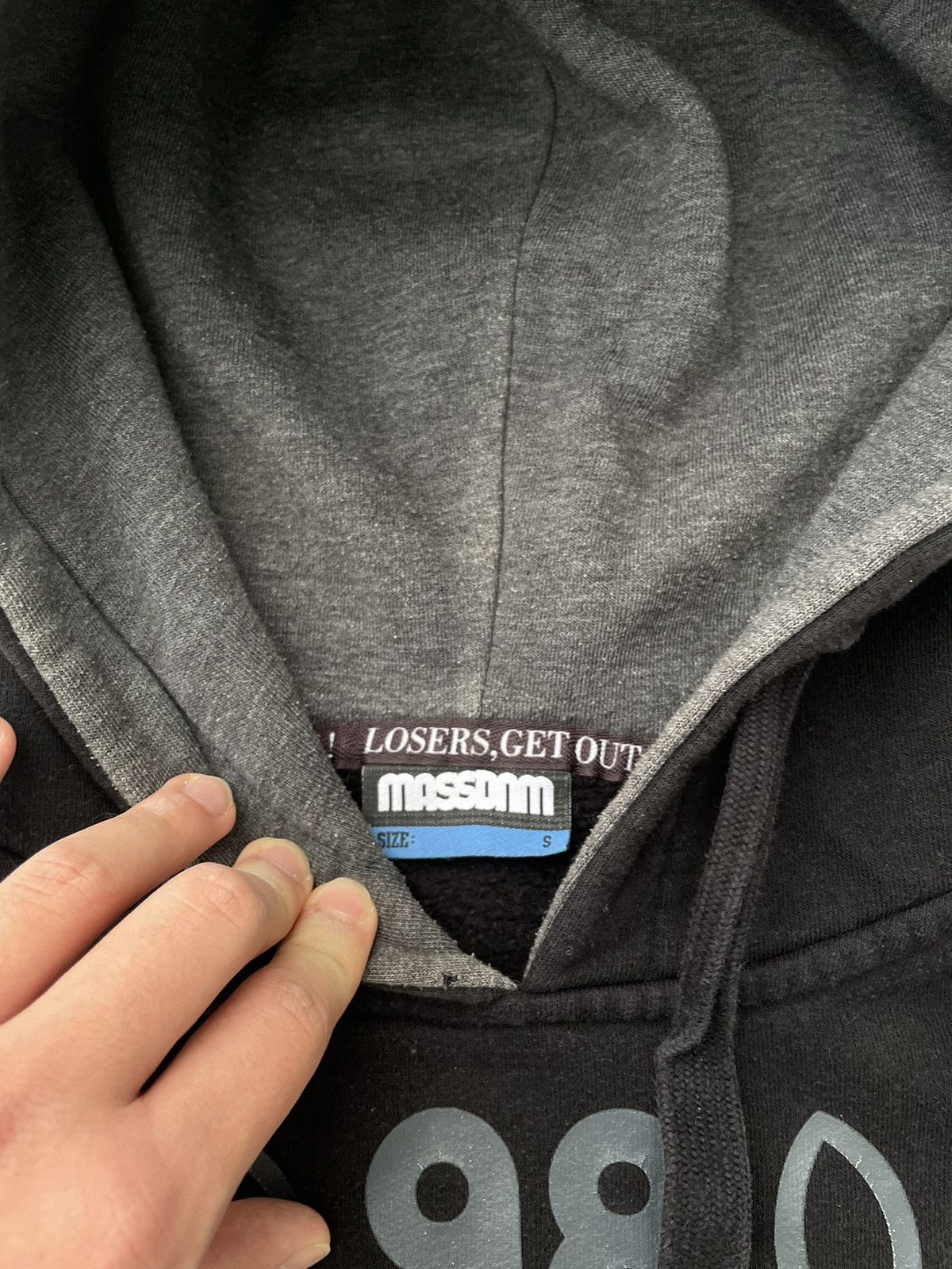 Vintage Mass denims hoodie Size US S / EU 44-46 / 1 - 6 Thumbnail