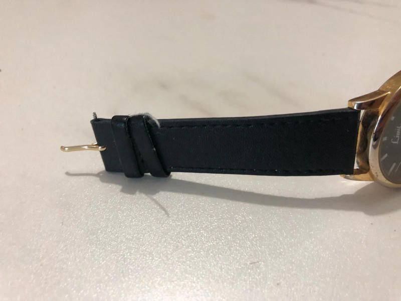 Designer Limit black dial black leather strap watch Size ONE SIZE - 3 Thumbnail
