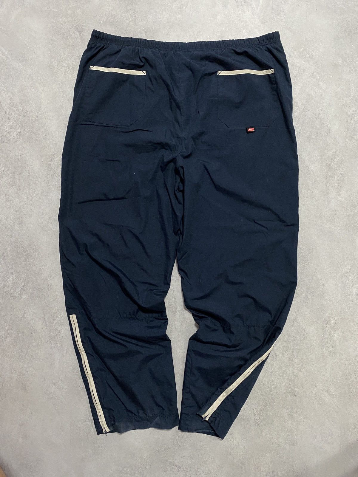 Nike × Vintage Vintage Track Pants Nylon Nike Mini Swoosh Back Patch Size US 38 / EU 54 - 5 Thumbnail