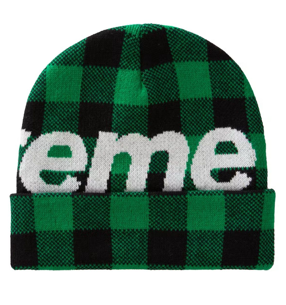 Supreme Plaid Beanie Size ONE SIZE - 8 Thumbnail