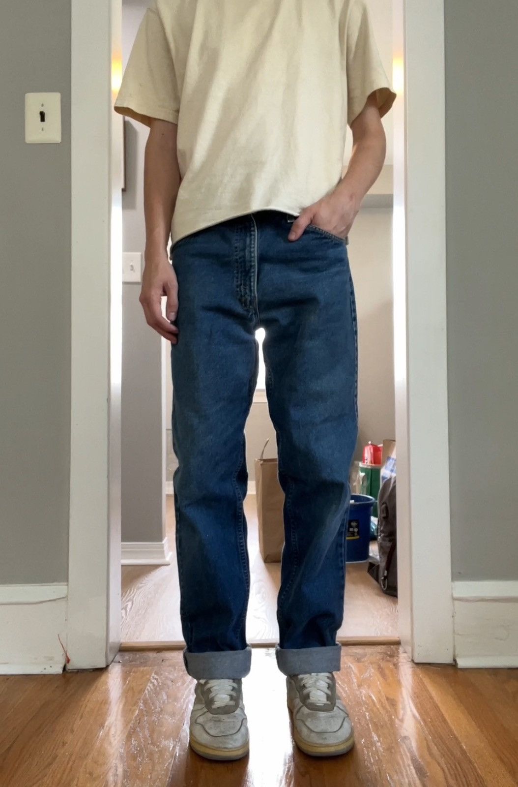 Levi's × Vintage Vintage Levi’s Orange Tab Denim Size US 34 / EU 50 - 1 Thumbnail