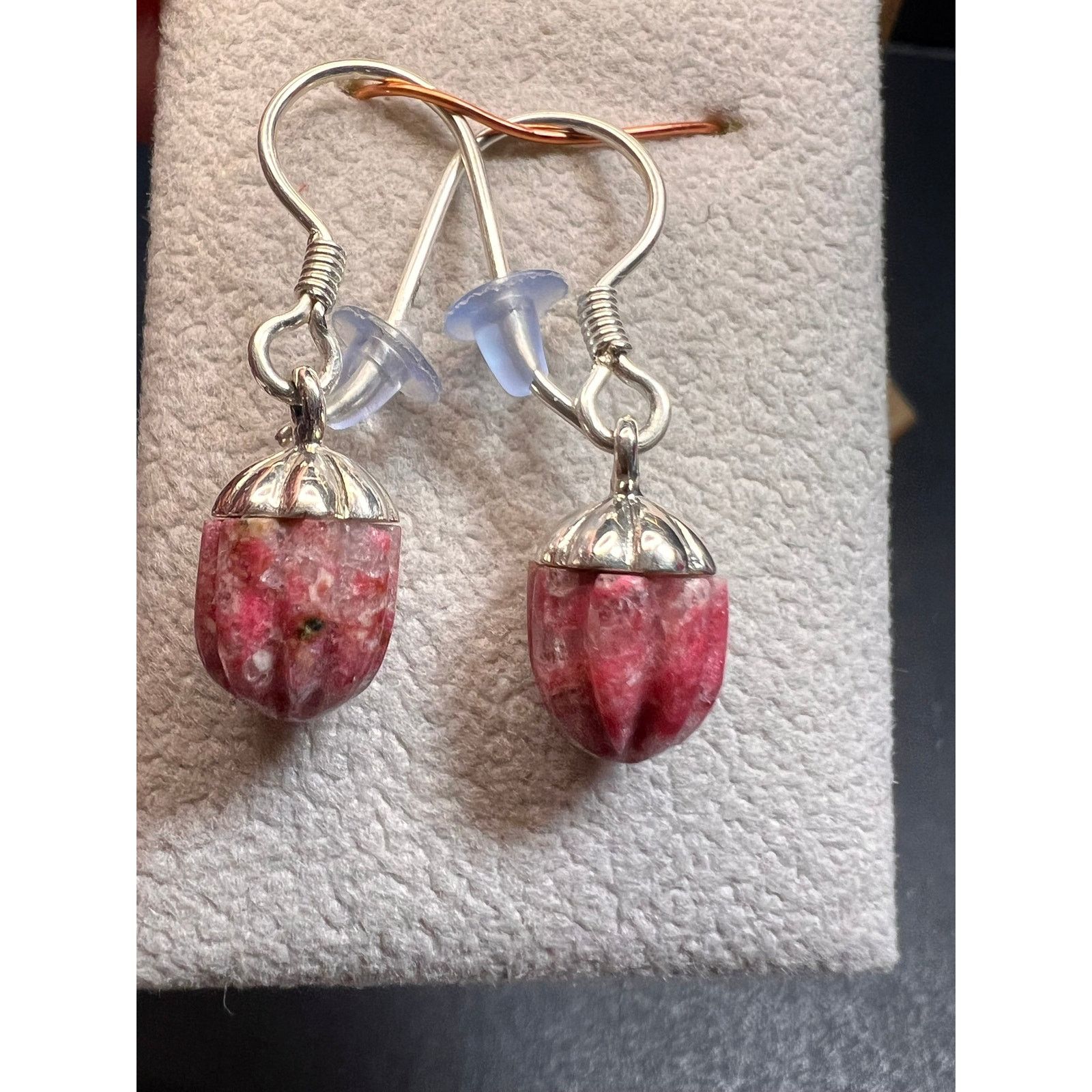 Other NEW Norwegian thulite sterling silver earrings Size ONE SIZE - 15 Thumbnail