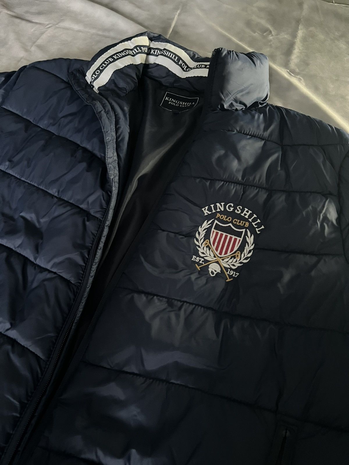 Other Kingshill Polo Club navy blue puffer jacket Size US XL / EU 56 / 4 - 2 Thumbnail